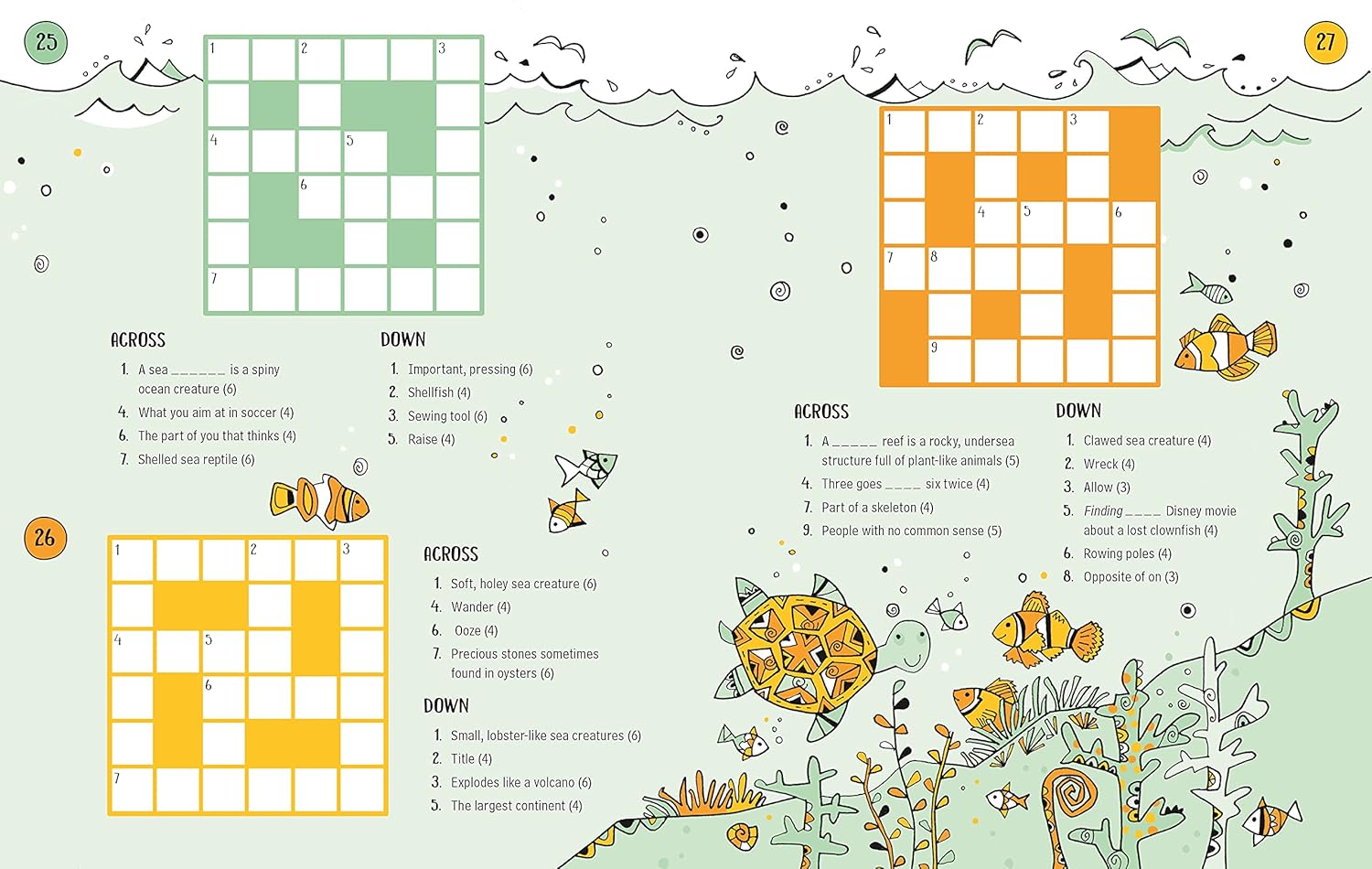 100 Children's Crosswords: Animals