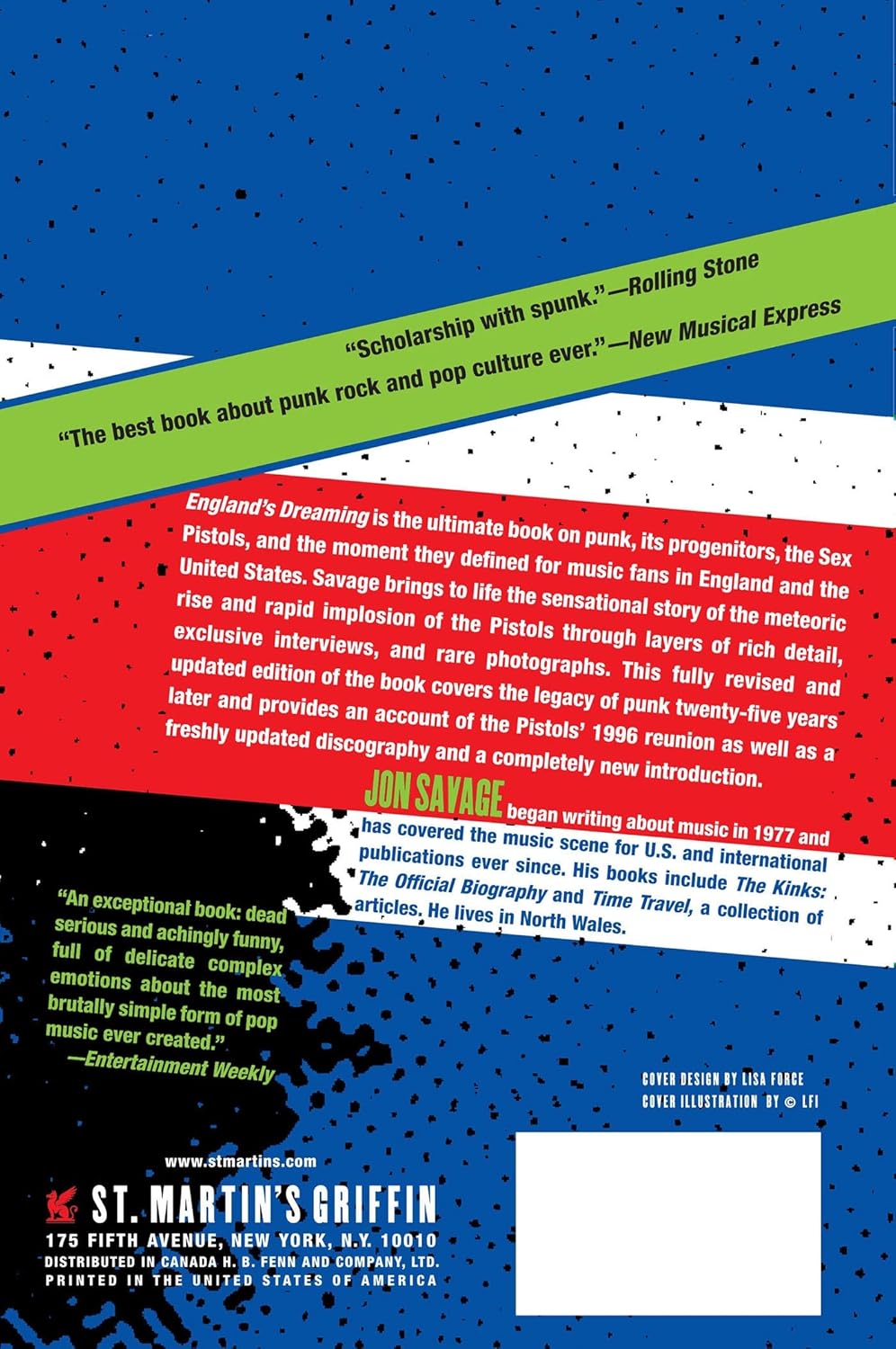 England's Dreaming, Revised Edition: Anarchy, Sex Pistols, Punk Rock, and Beyond
