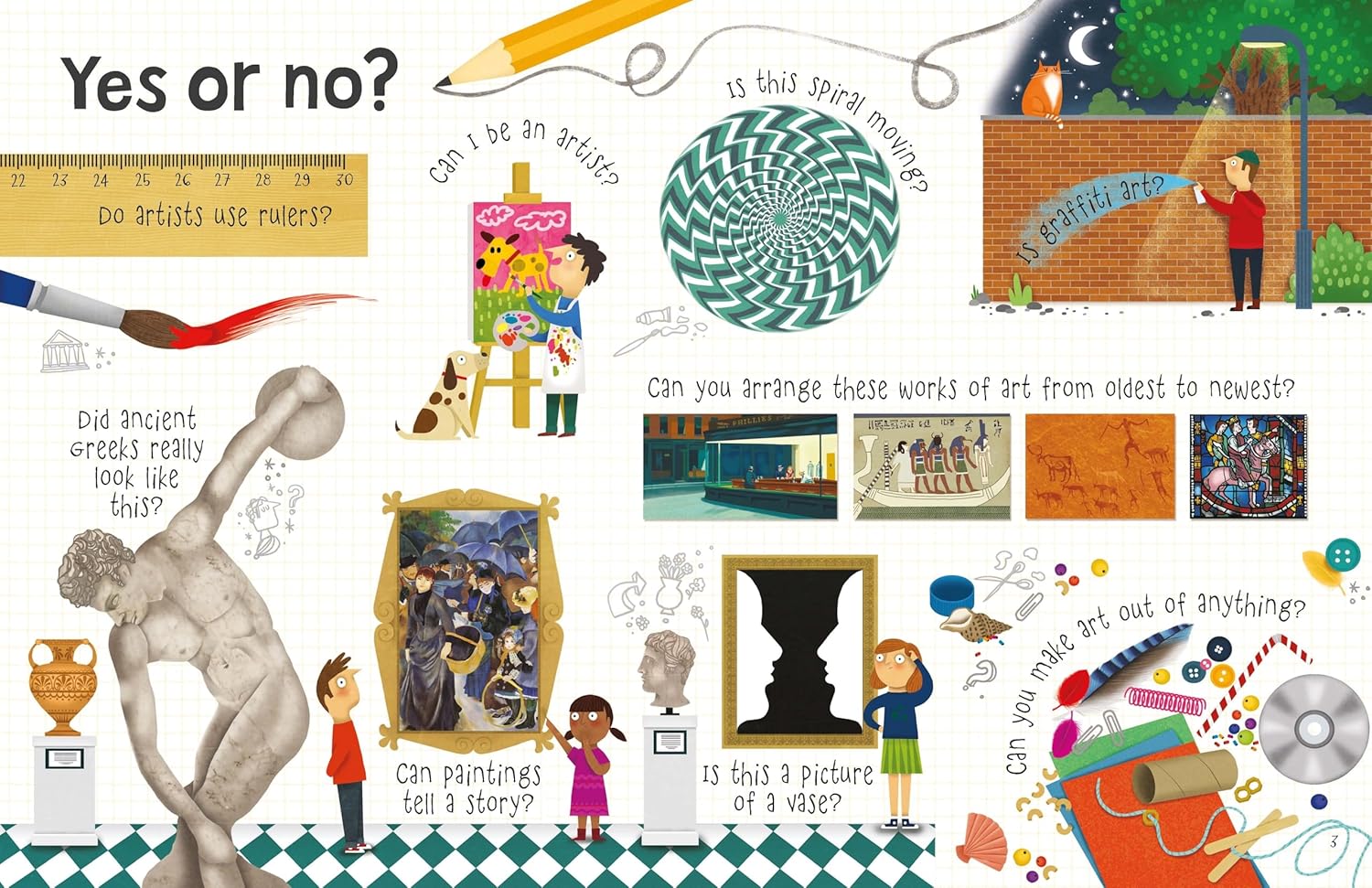 ift-the-flap Questions and Answers about Art