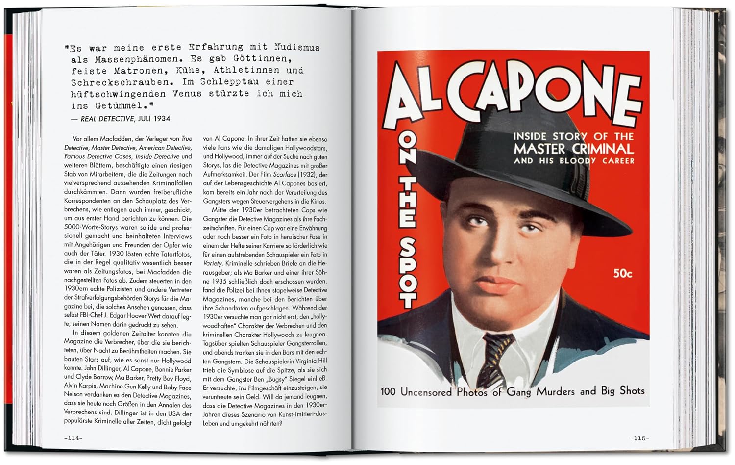True Crime Detective Magazines. 1924–1969. 45th Ed.