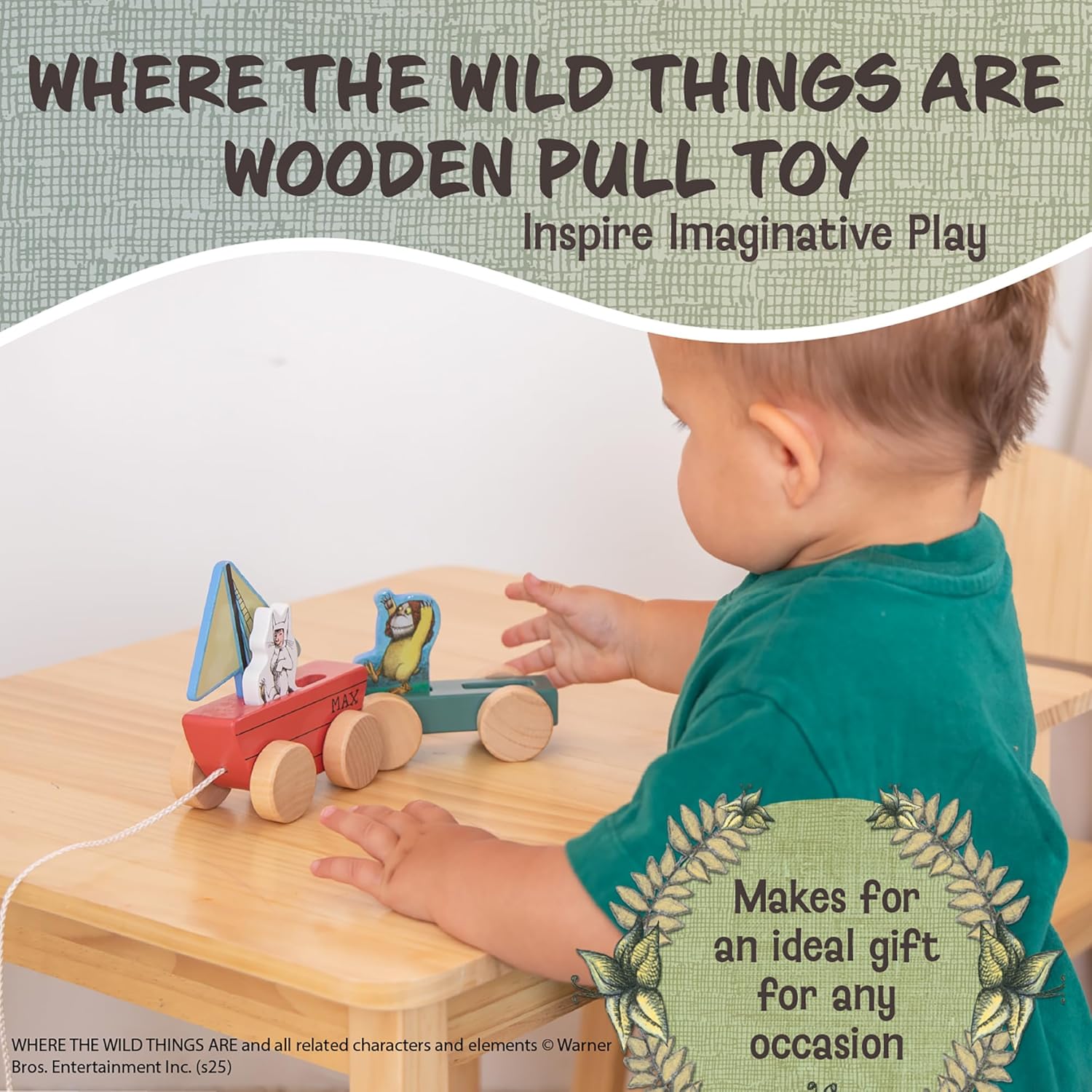 Where the Wild Things Are Wooden Pull Toy