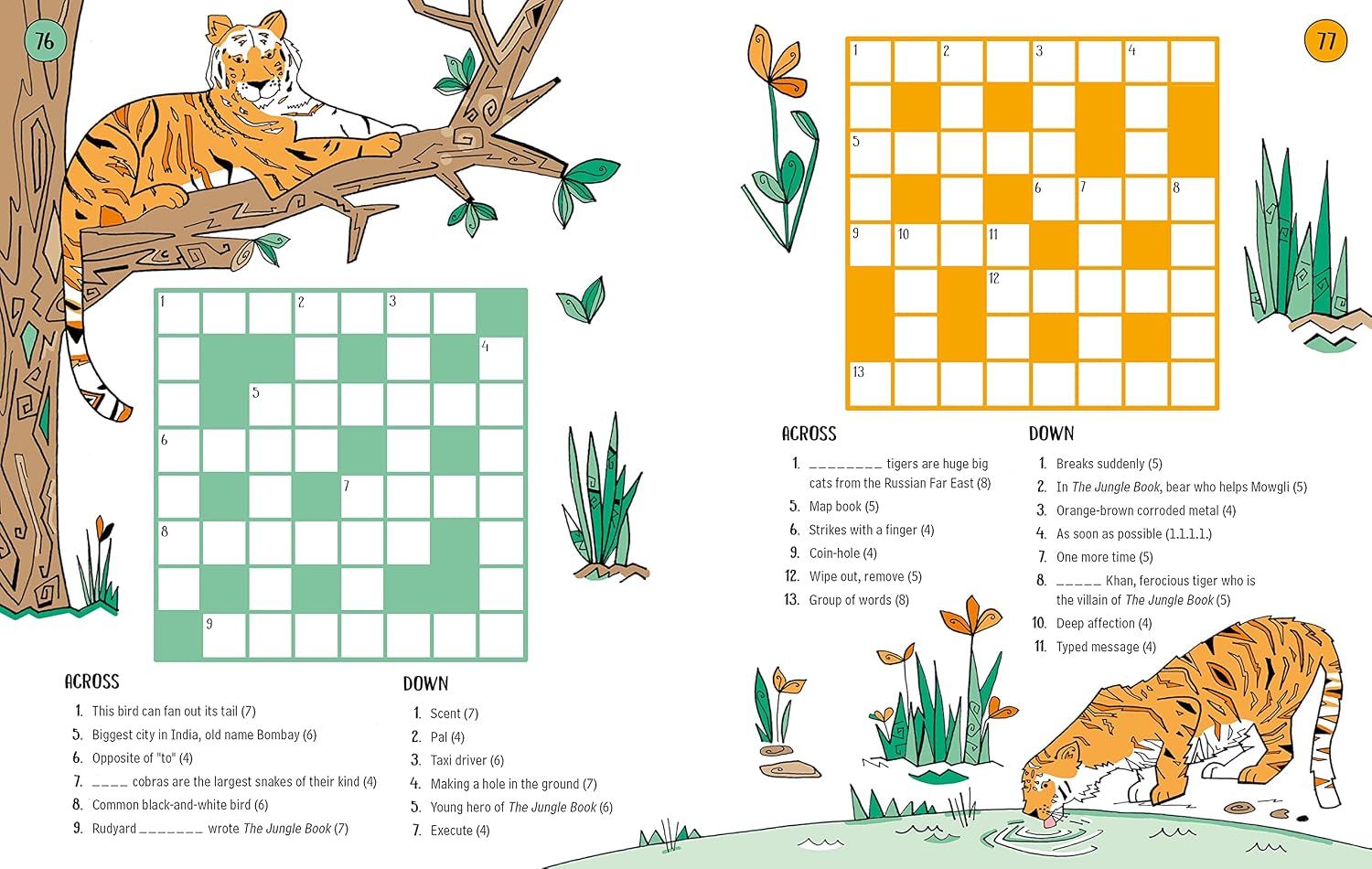 100 Children's Crosswords: Animals
