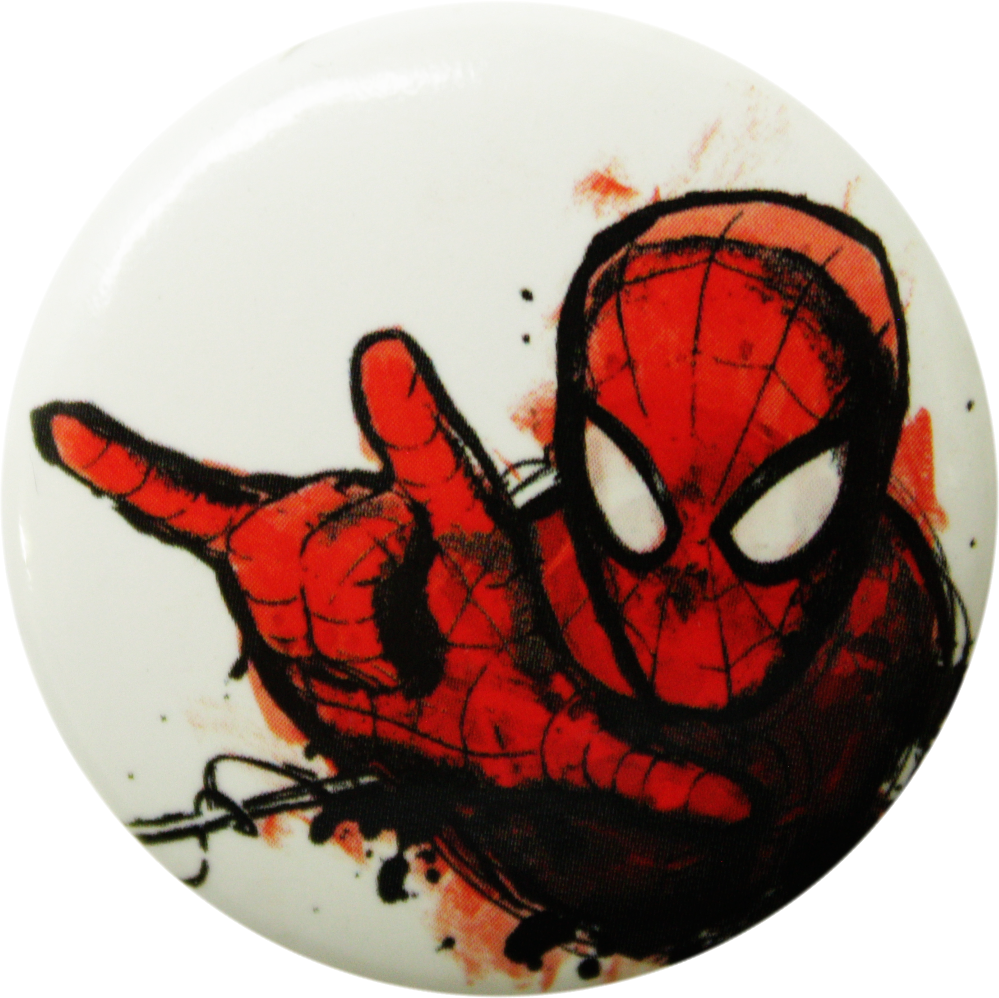 Spider-Man Web Shooting Button Pin 1.25"