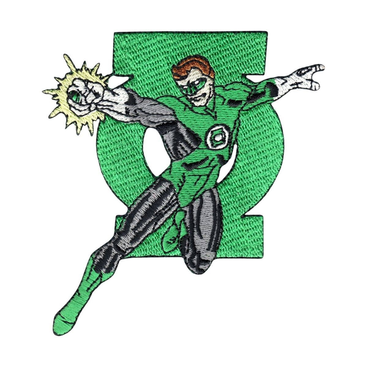 Green Lantern - Flying With Logo Patch