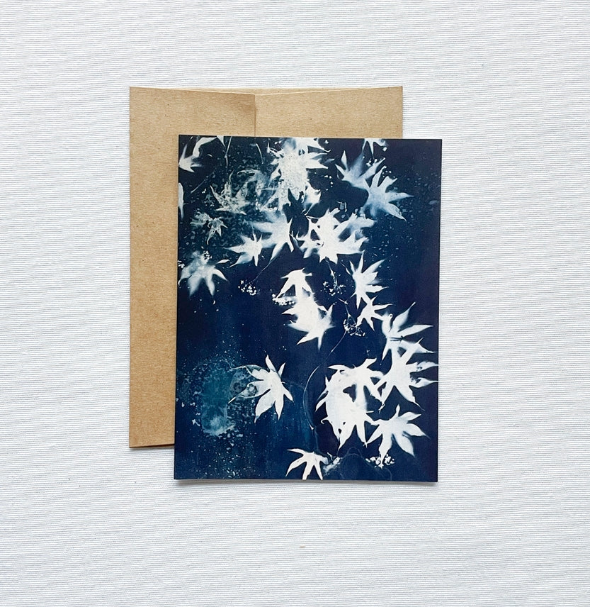 Under the Sun No. 6 Botanical Cyanotype Blank Card