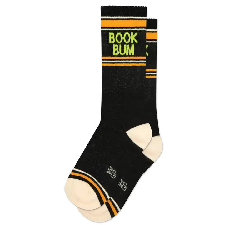 Book Bum Gym Crew Socks