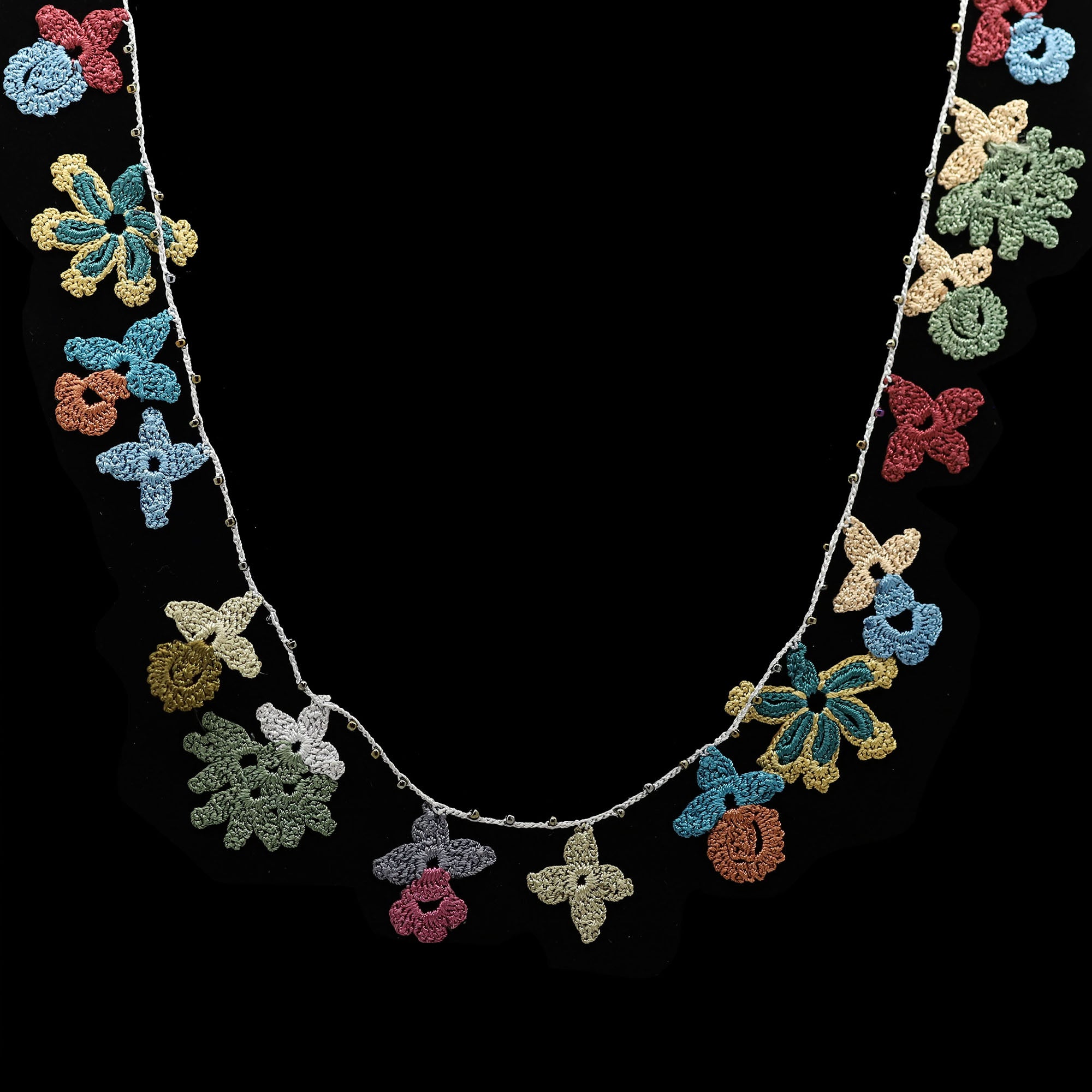 Cappadocia Flower Crochet Necklace