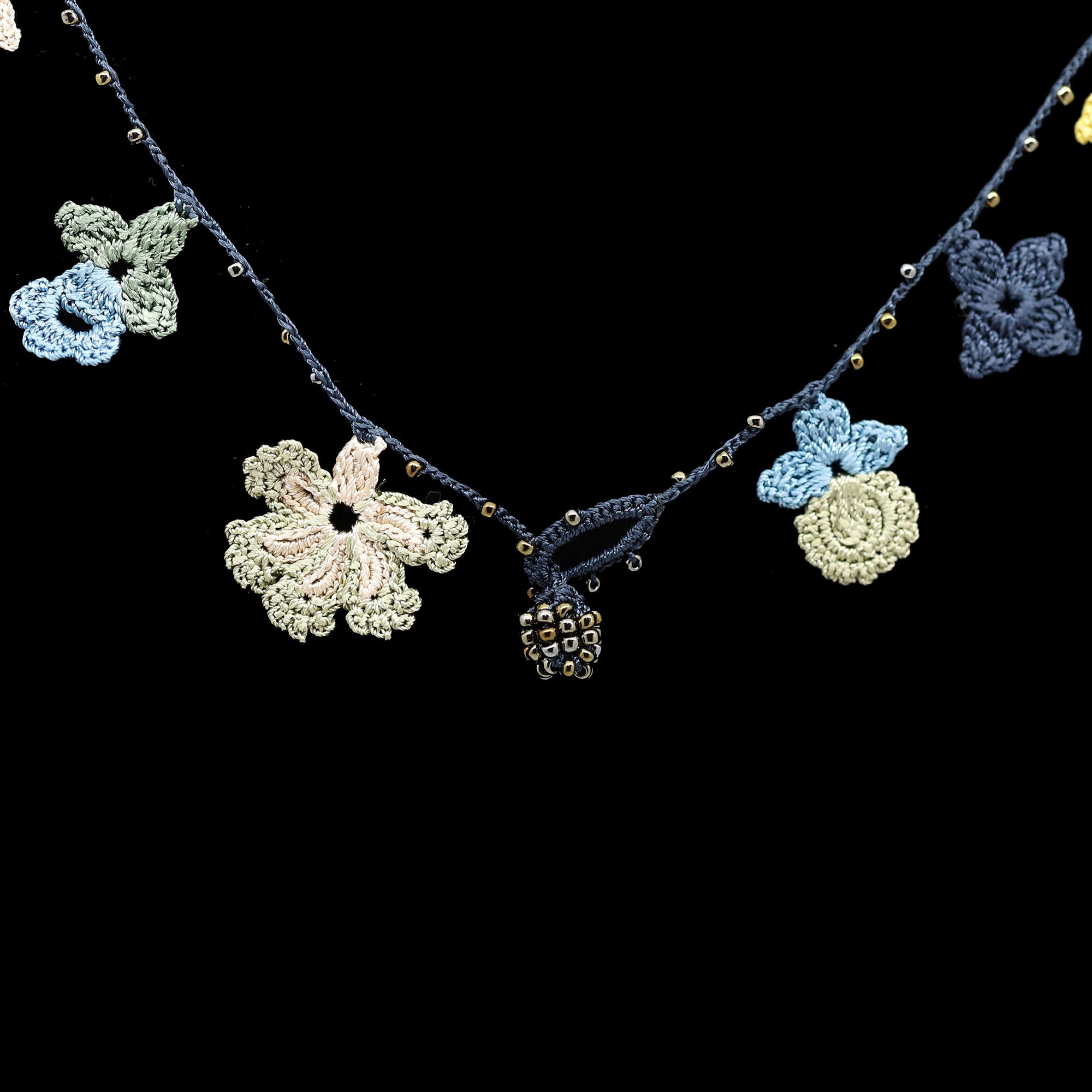 Cappadocia Flower Crochet Necklace