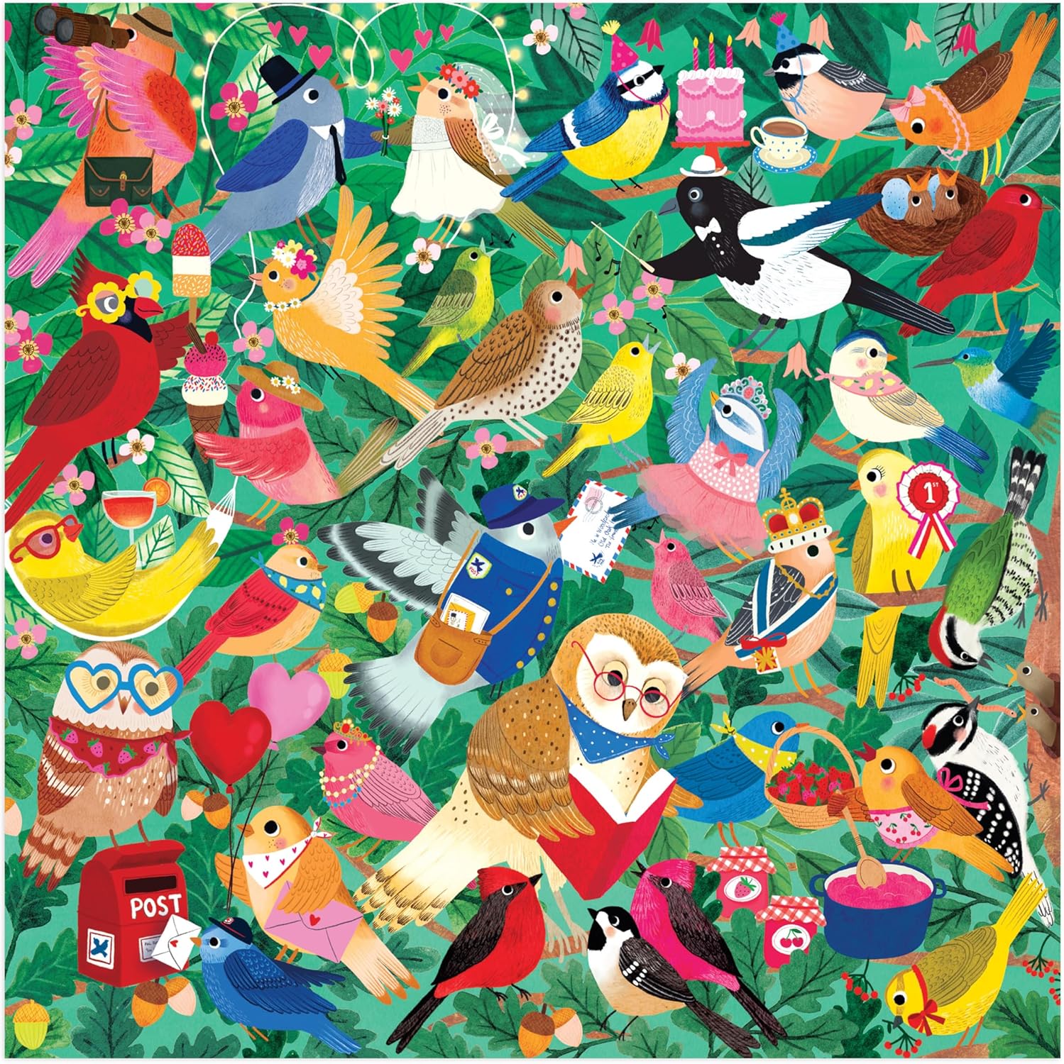 Birding Around – 500 Piece Family Jigsaw Puzzle