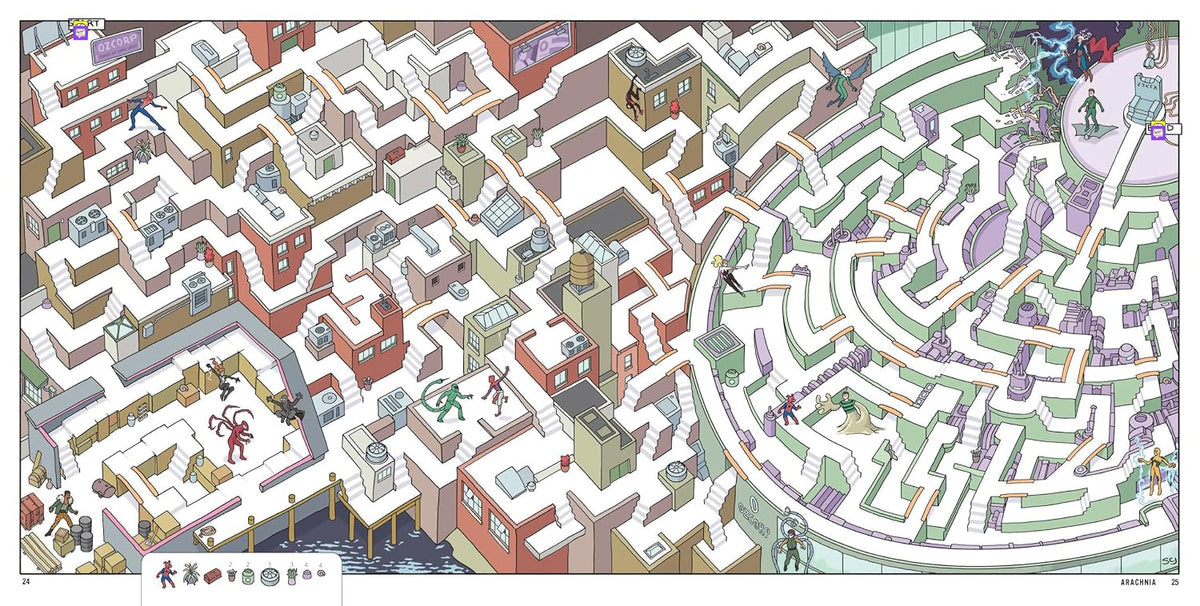 Marvel Spider-Verse Mazes