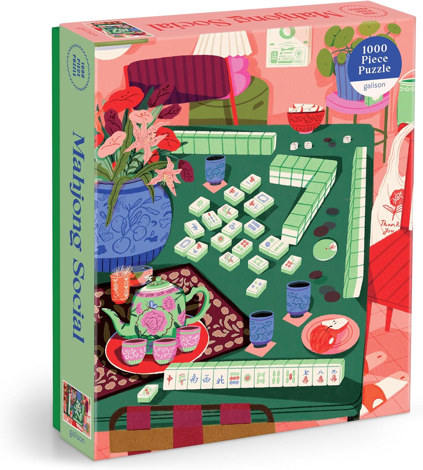 Mahjong Social 1000 Piece Jigsaw Puzzle