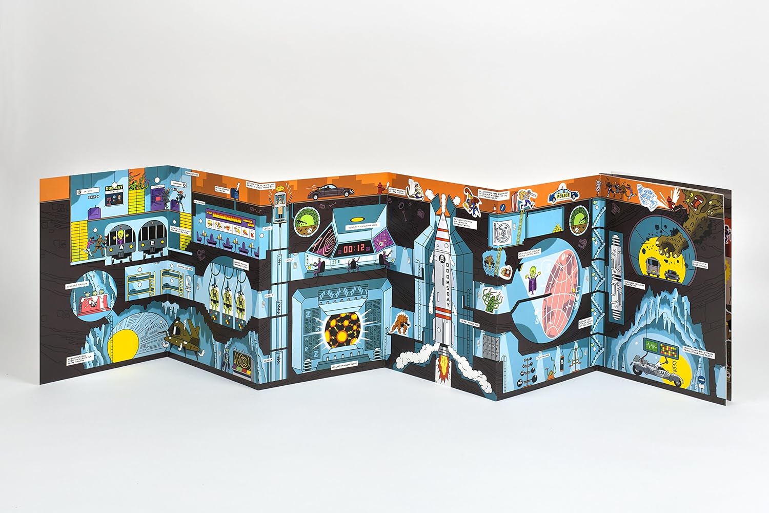 Stickyscapes Superheroes