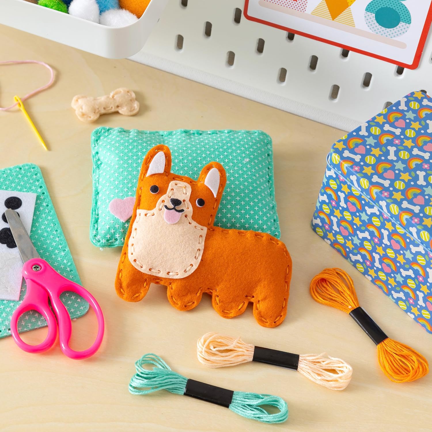 Mini Craft Kit: Pocket Pet Corgi Dog