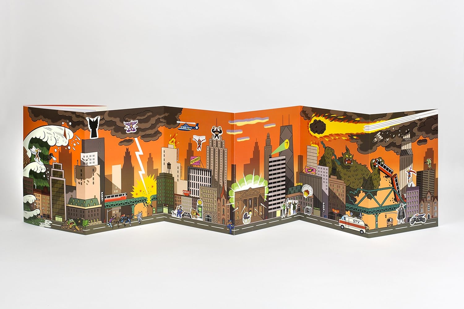 Stickyscapes Superheroes