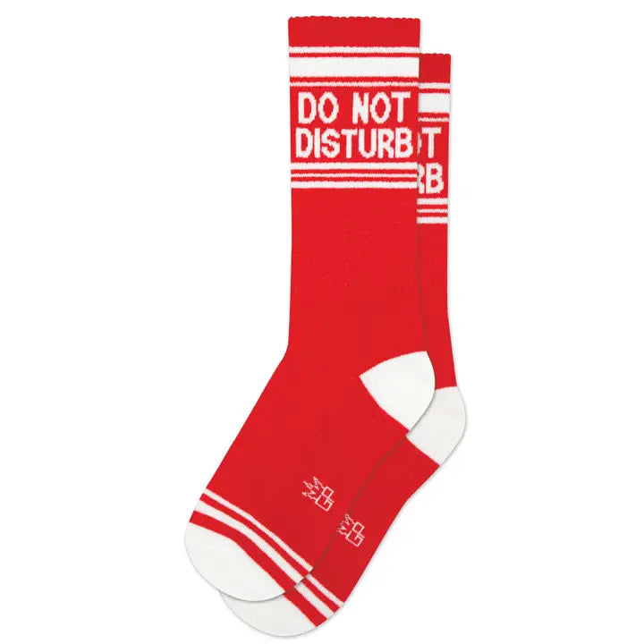 Do Not Disturb Gym Crew Socks
