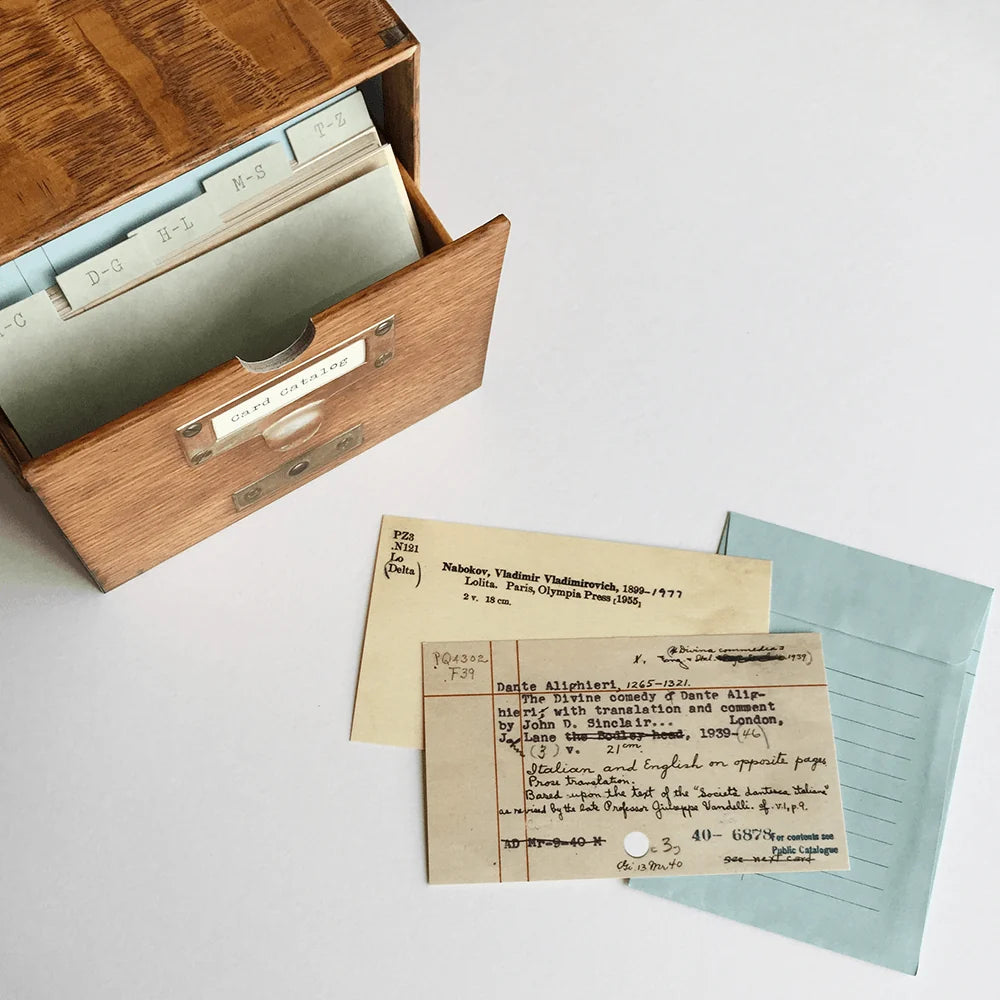 Card Catalog 30 Notecards from the Library of Congress
