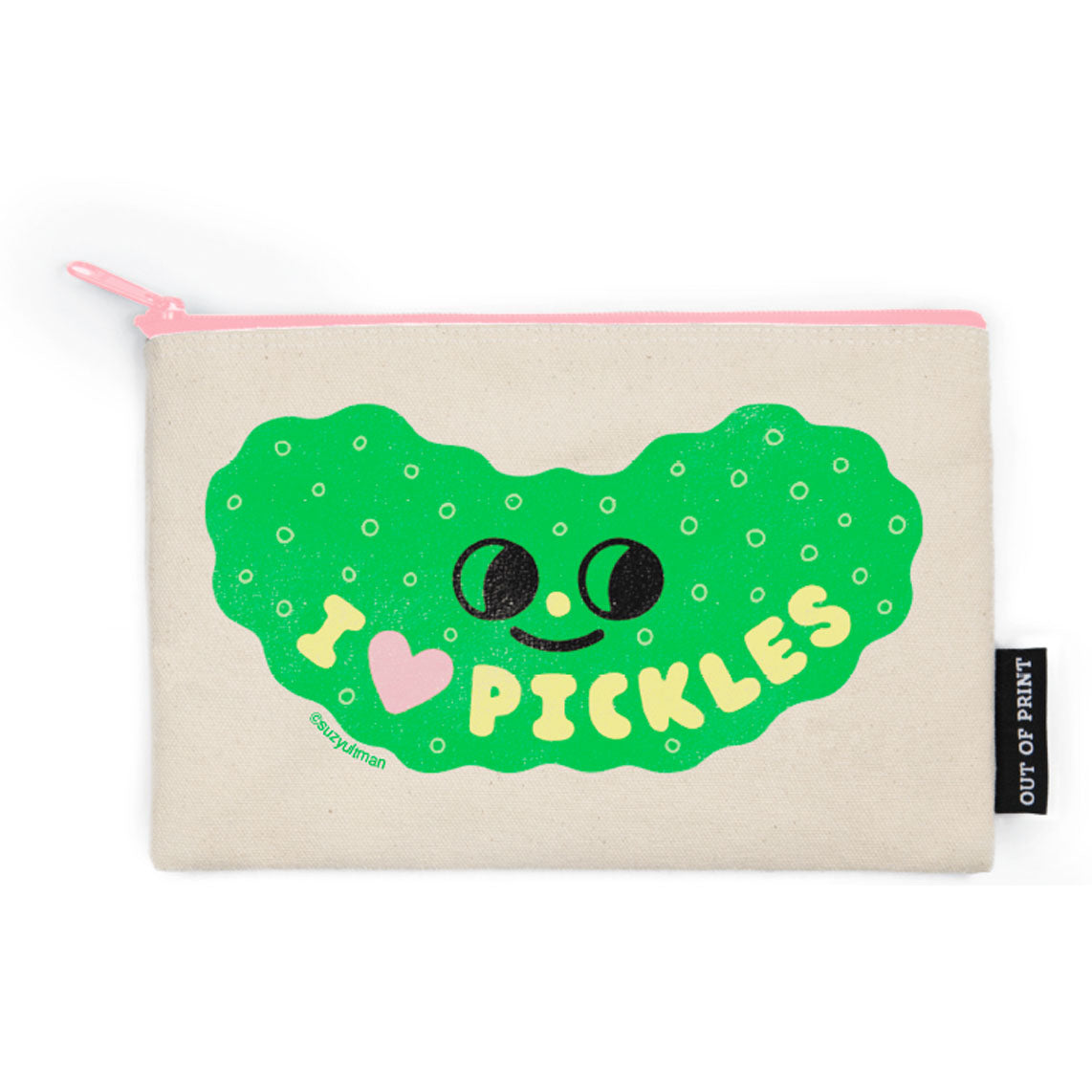 Suzy Ultman: I Heart Pickles Pouch