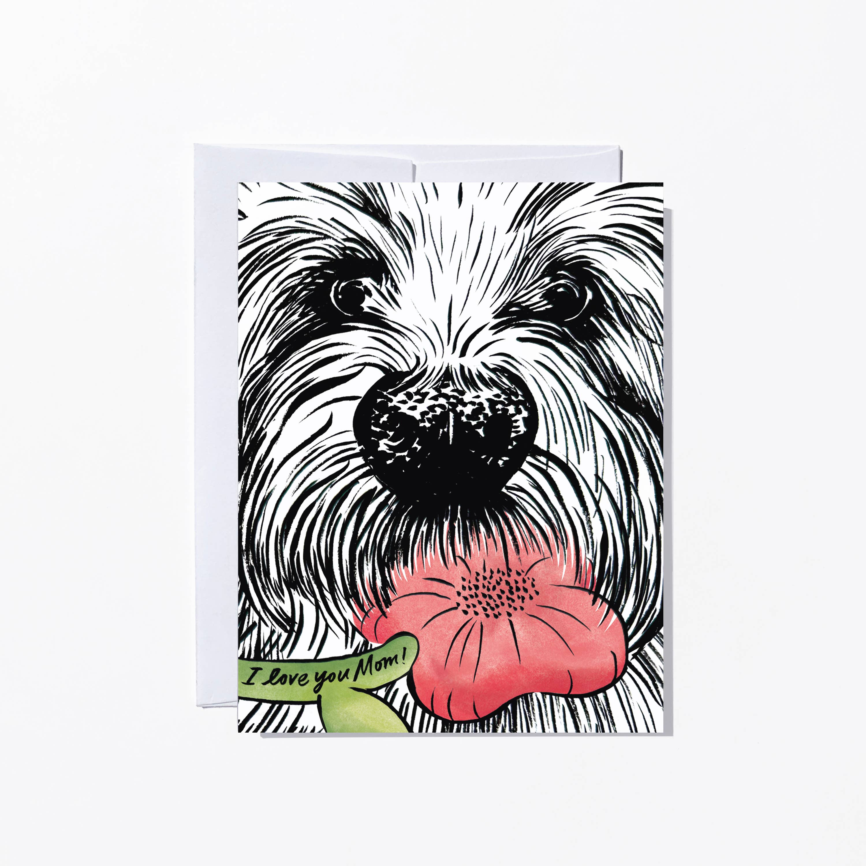 Dog Mom Mother's Day Card