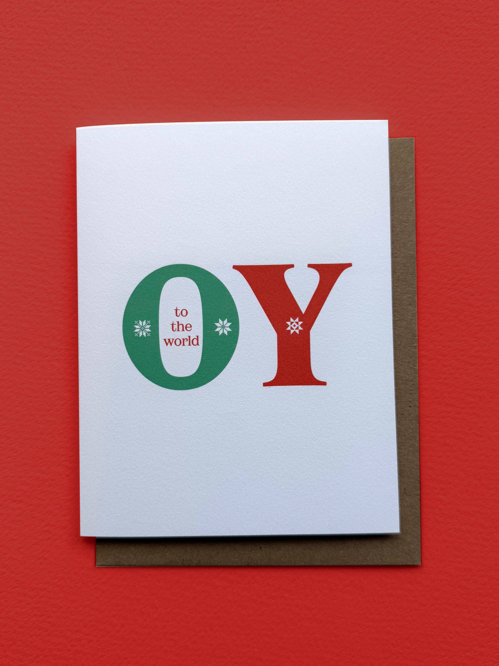 Oy To The World Holiday Card | Christmas Card