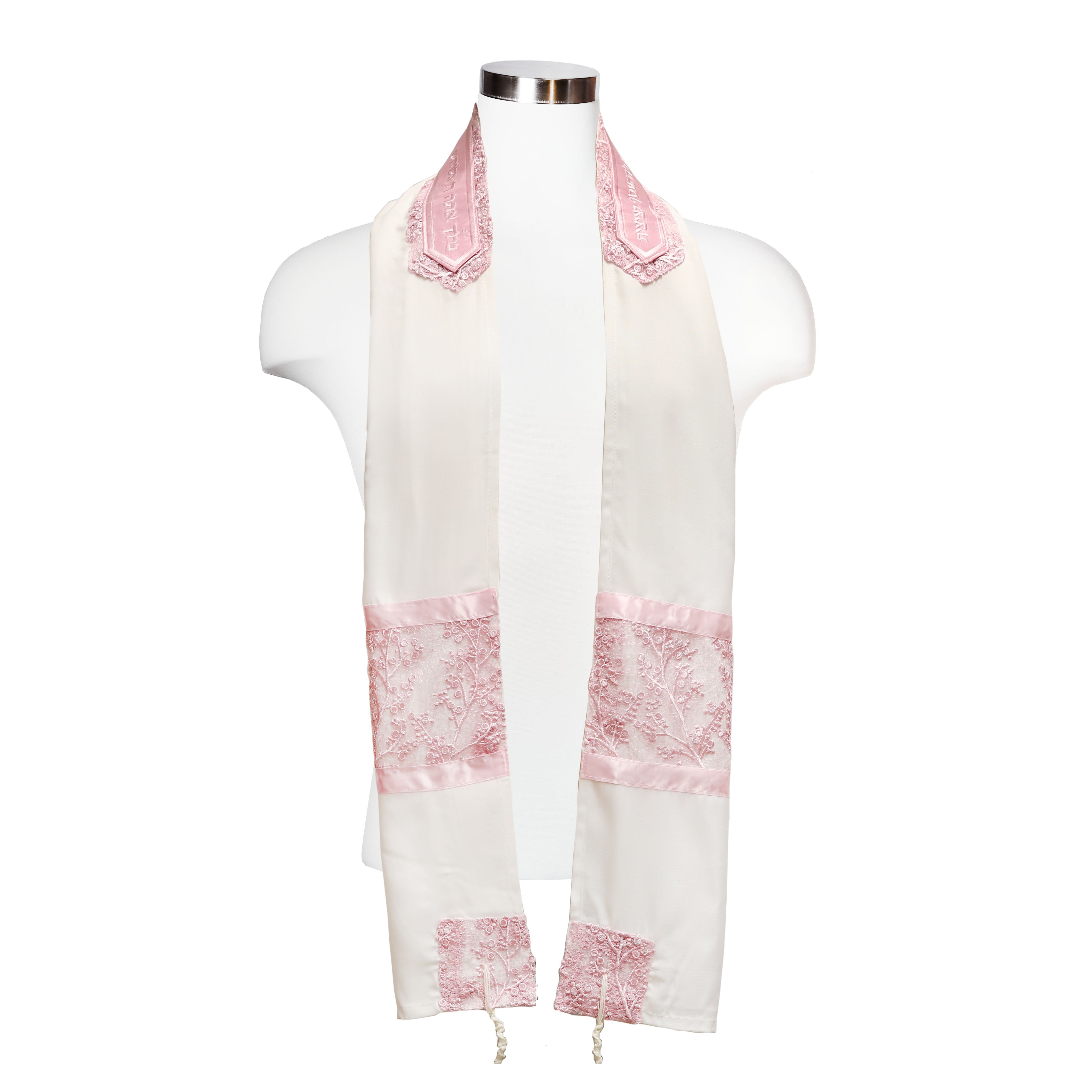 Tallit Set with Embroidered Flowers