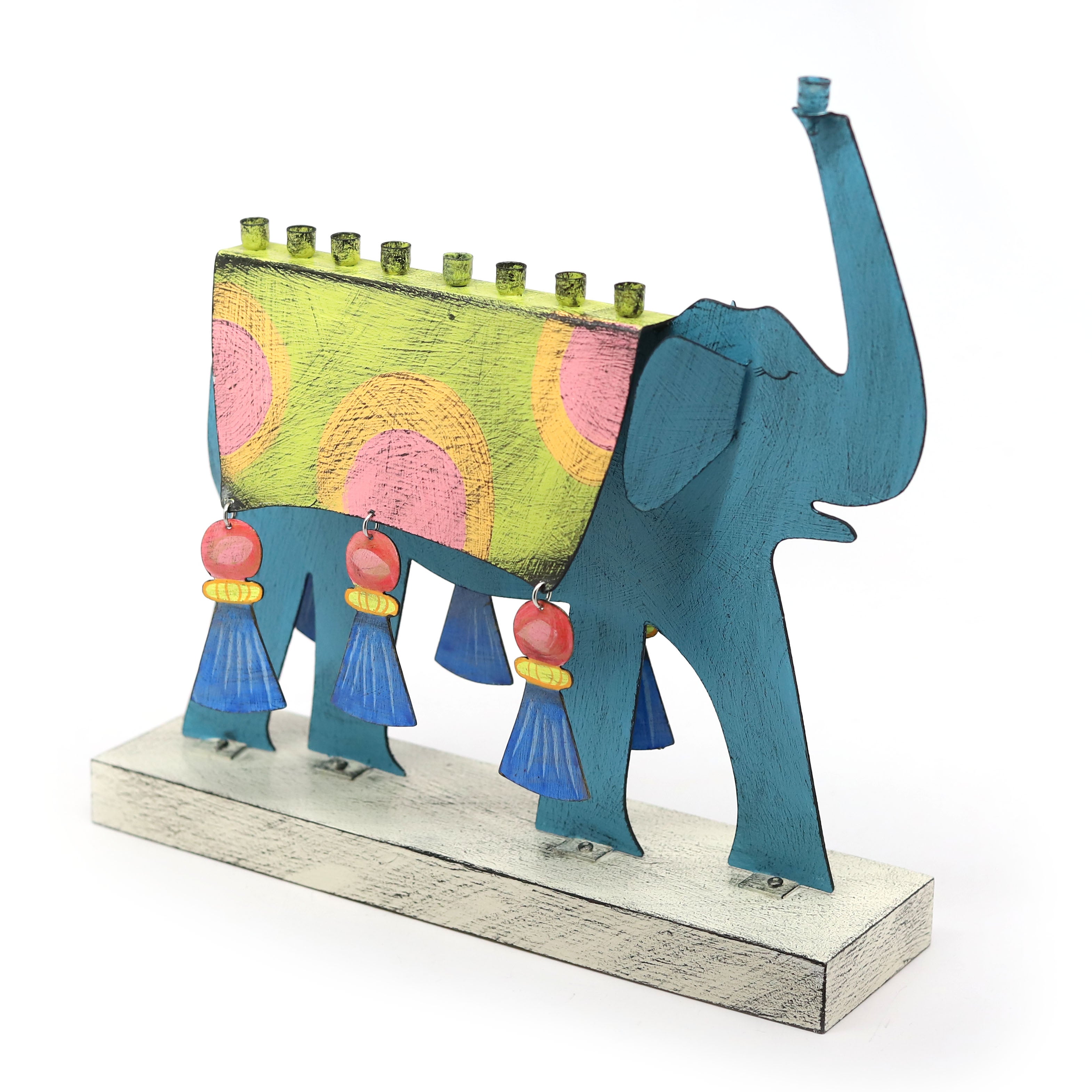 Artisan Elephant Hanukkiah