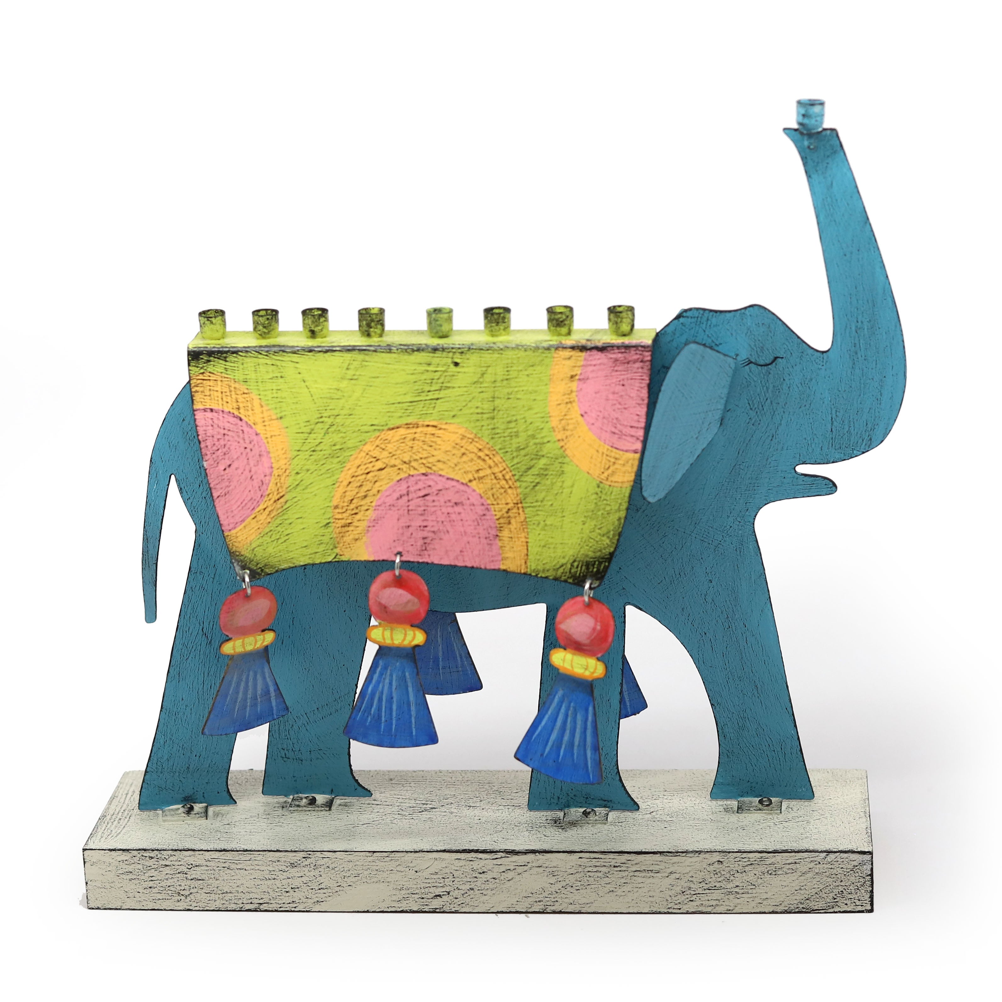 Artisan Elephant Hanukkiah