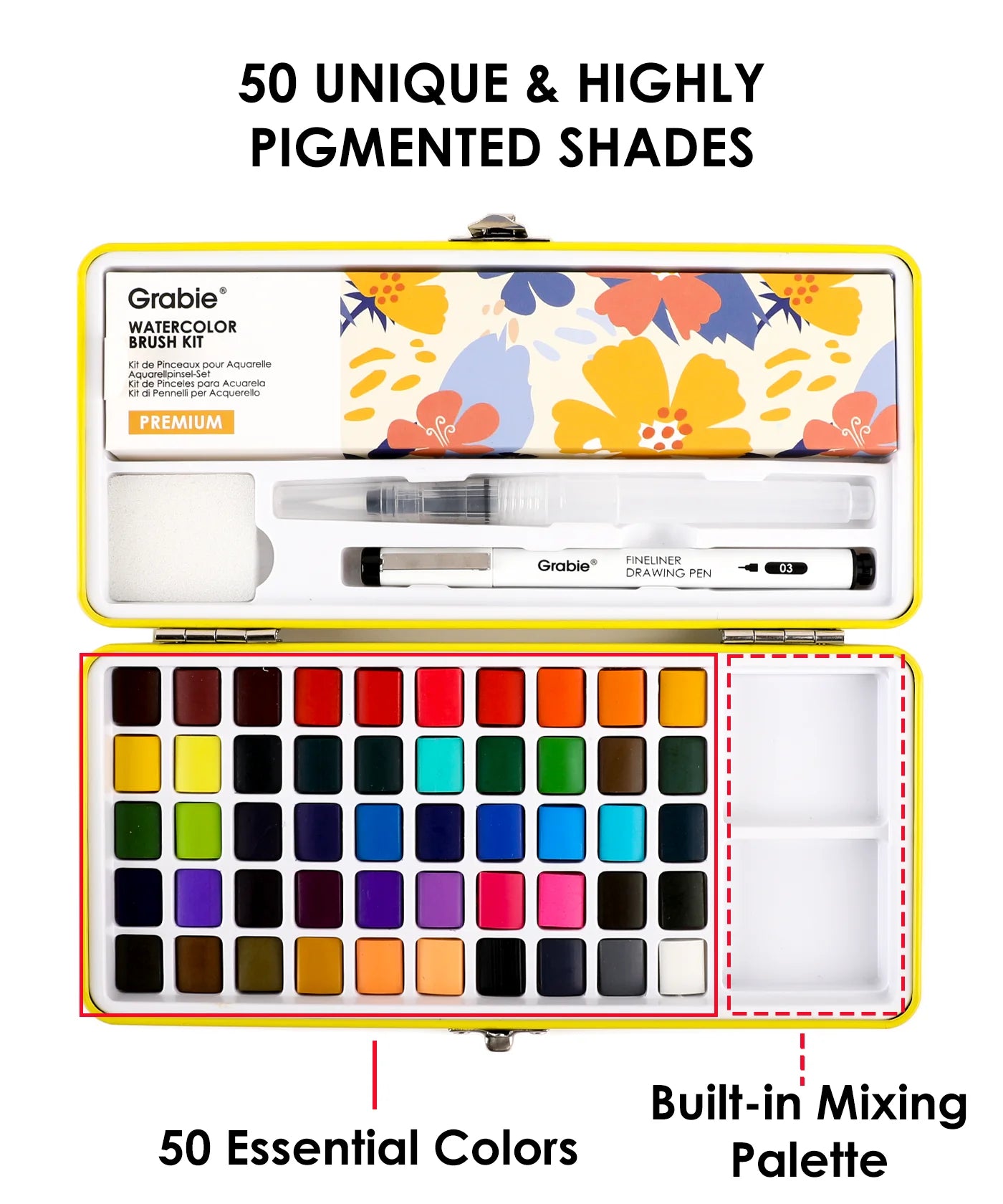 All-In-One Premium Watercolor Set of 50