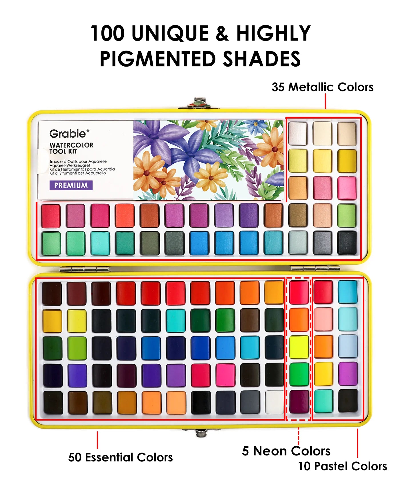 All-in-One Premium Watercolor Set of 100