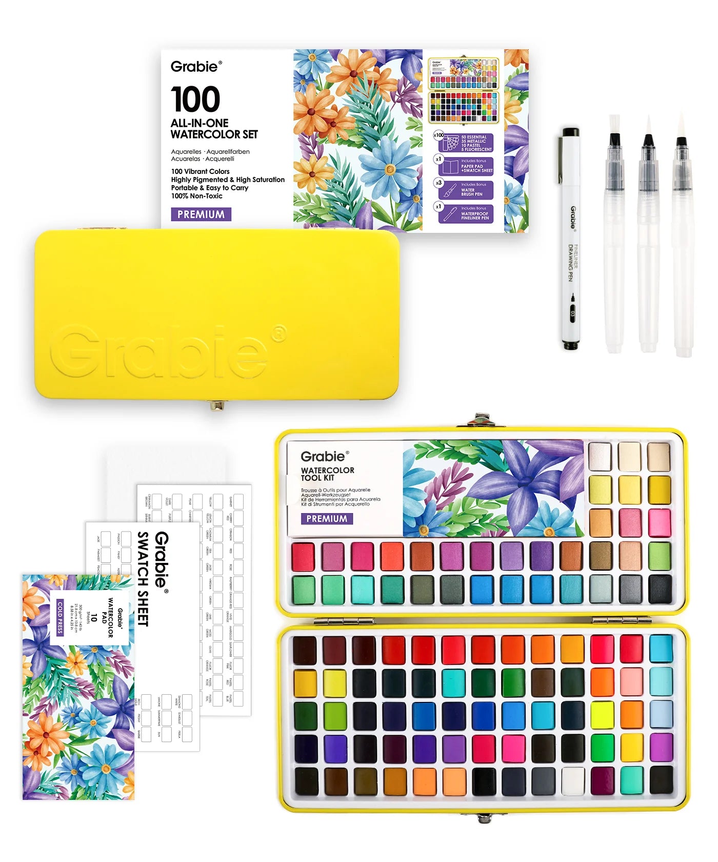 All-in-One Premium Watercolor Set of 100