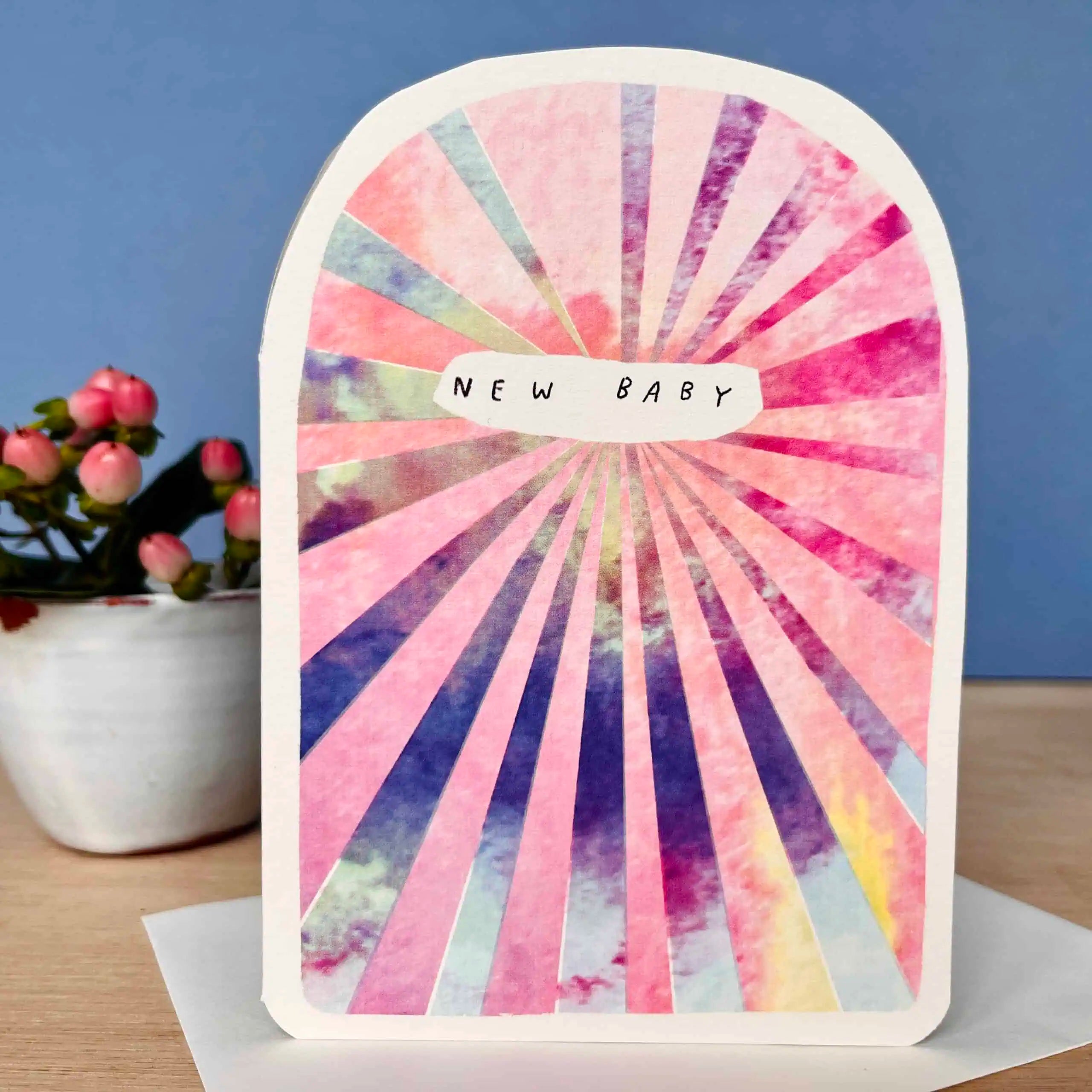 Colorburst Baby Greeting Card