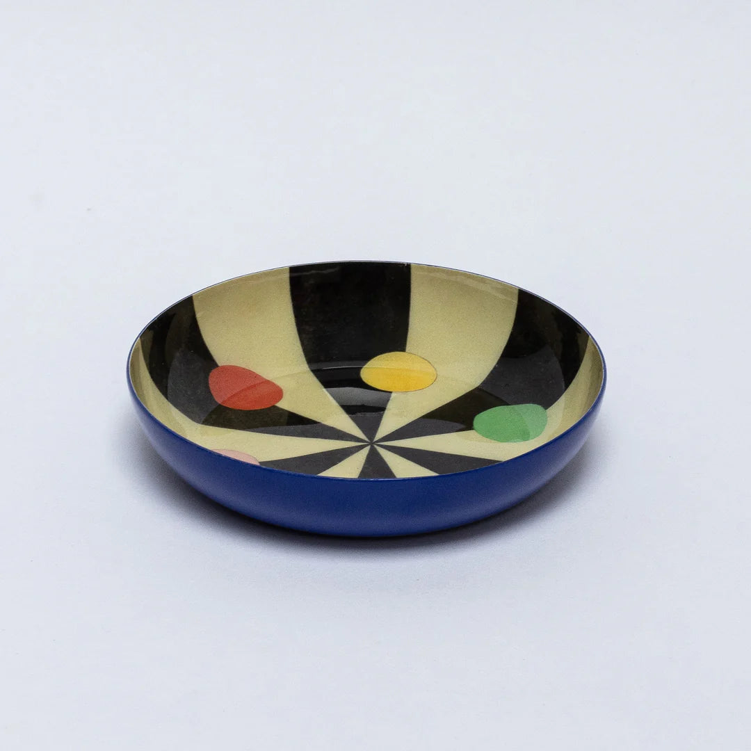 Benson’s Colour Hexagon Round Enamel Tray