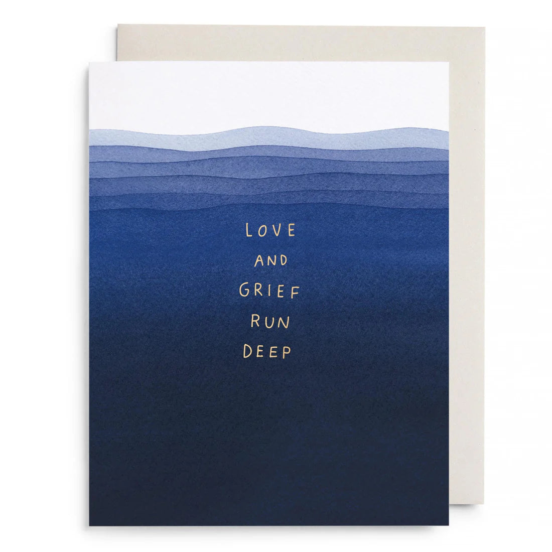 Grief Runs Deep Greeting Card