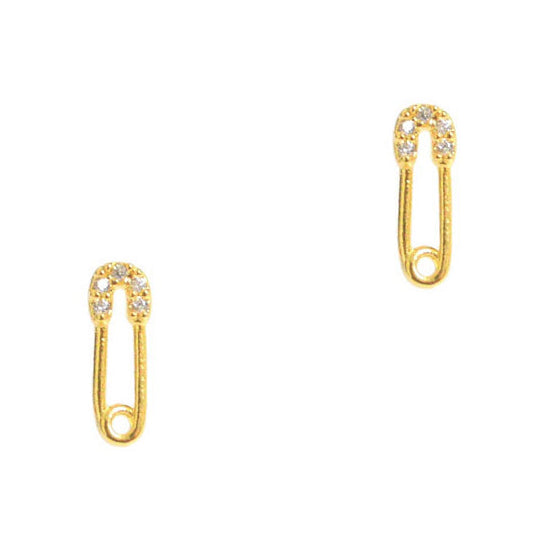 Simple Pin Stud Earrings