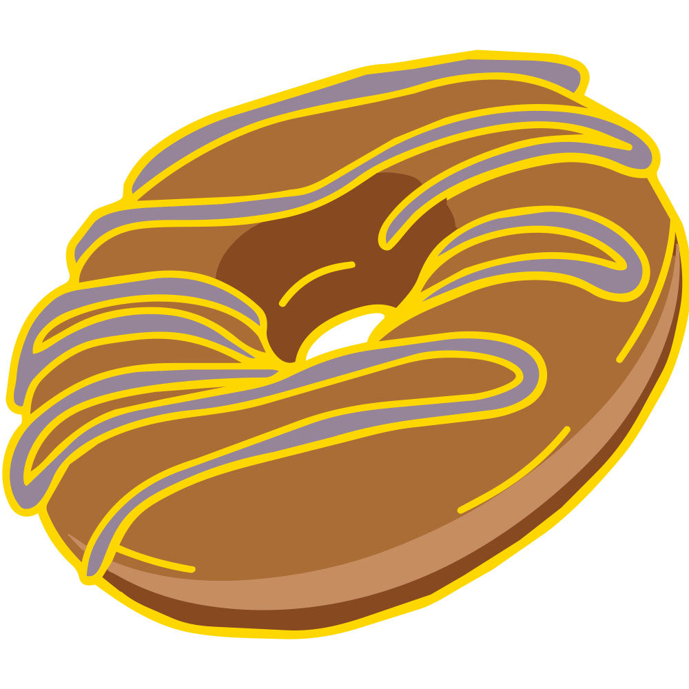 Donut Enamel Pin Set from "The 1960s- A Generation on Fire: Judy Baca's Great Wall of Los Angeles"