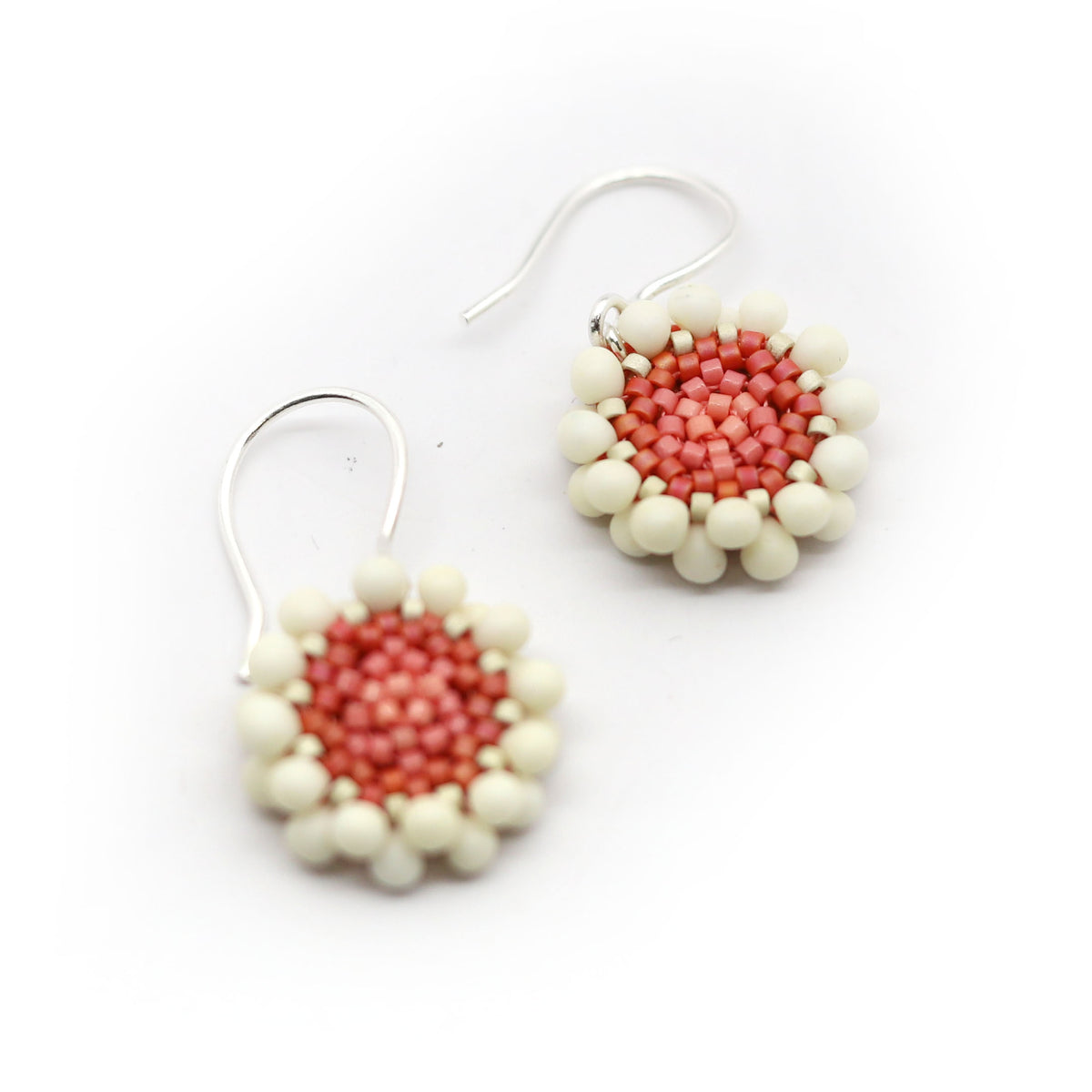 Small Disc Drop Earrings