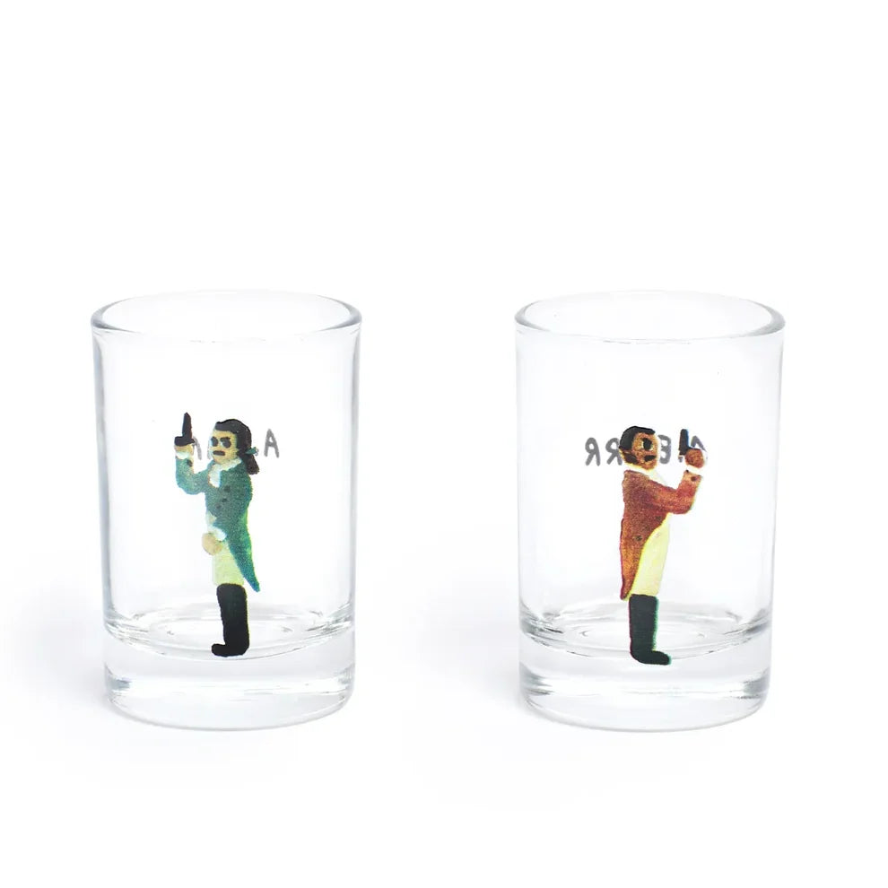 Hamilton Dueling Shot Glass Set