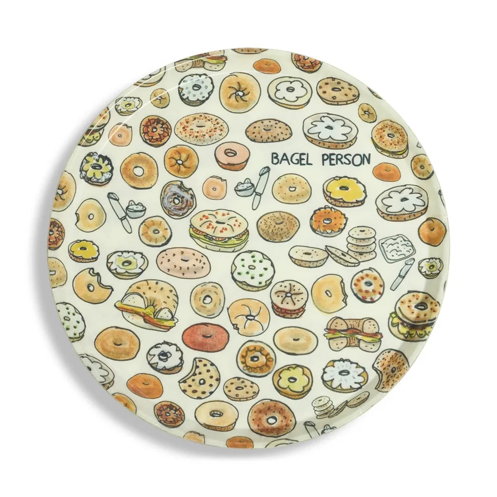 Bagel Person Tray by Ben Lenovitz