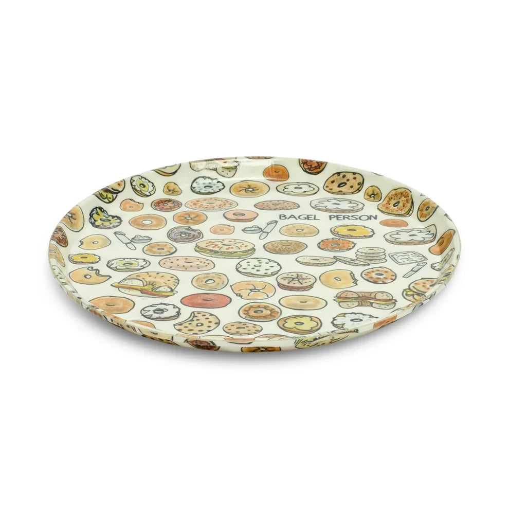 Bagel Person Tray by Ben Lenovitz