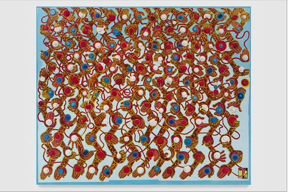 Postcard from "Draw Them In and Paint Them Out"