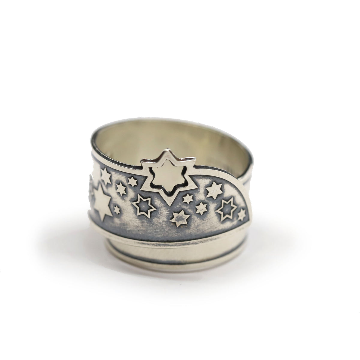Sterling Star of David Ring