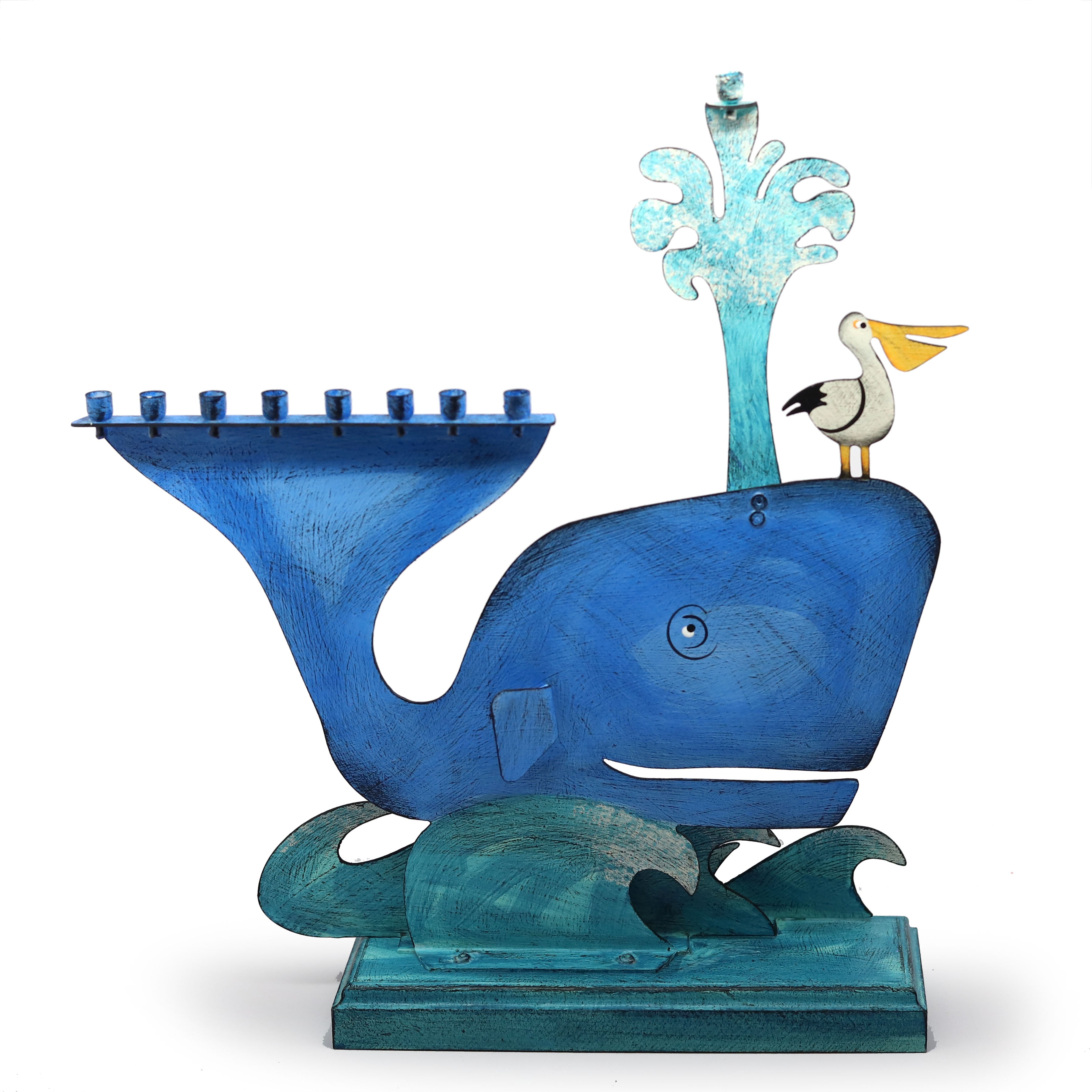 Artisan Whale Hanukkiah