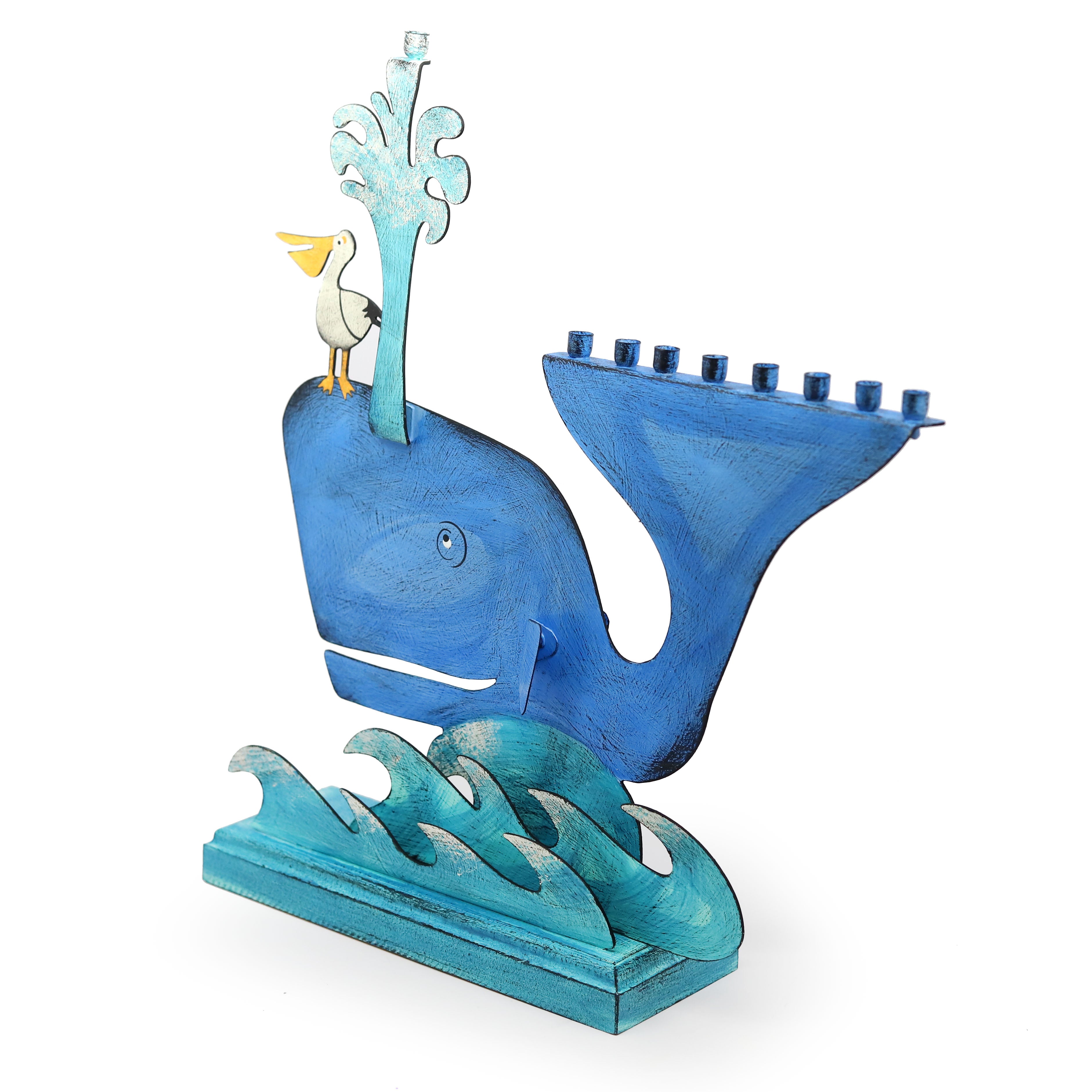 Artisan Whale Hanukkiah