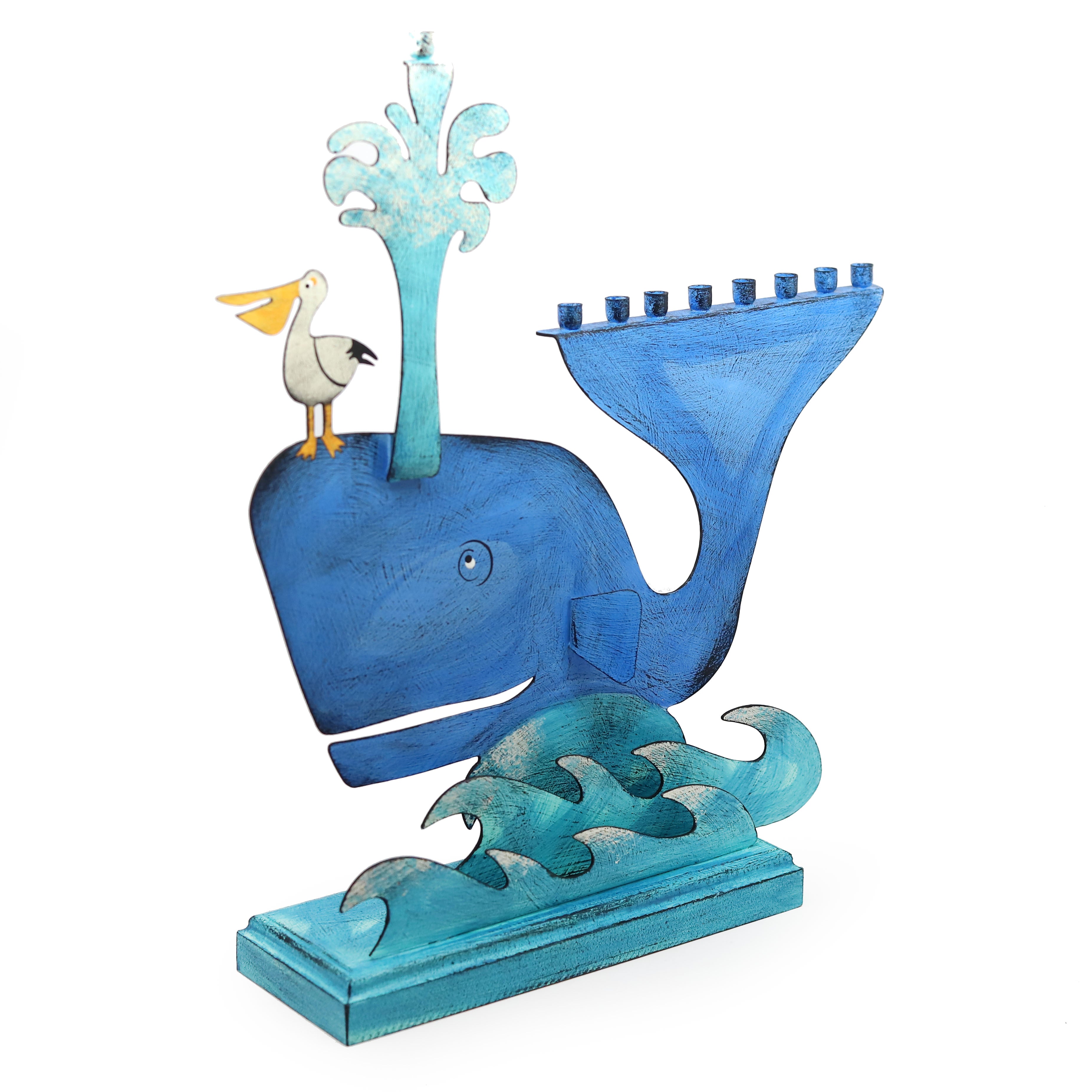 Artisan Whale Hanukkiah