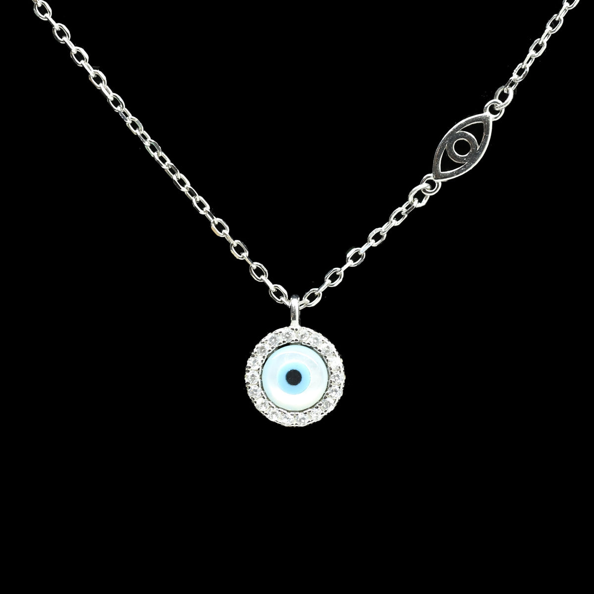 Sterling Eye Necklace