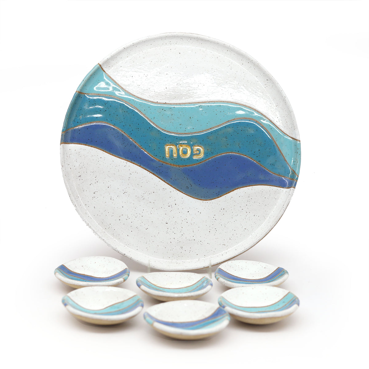 Handmade Ceramic Seder Plate
