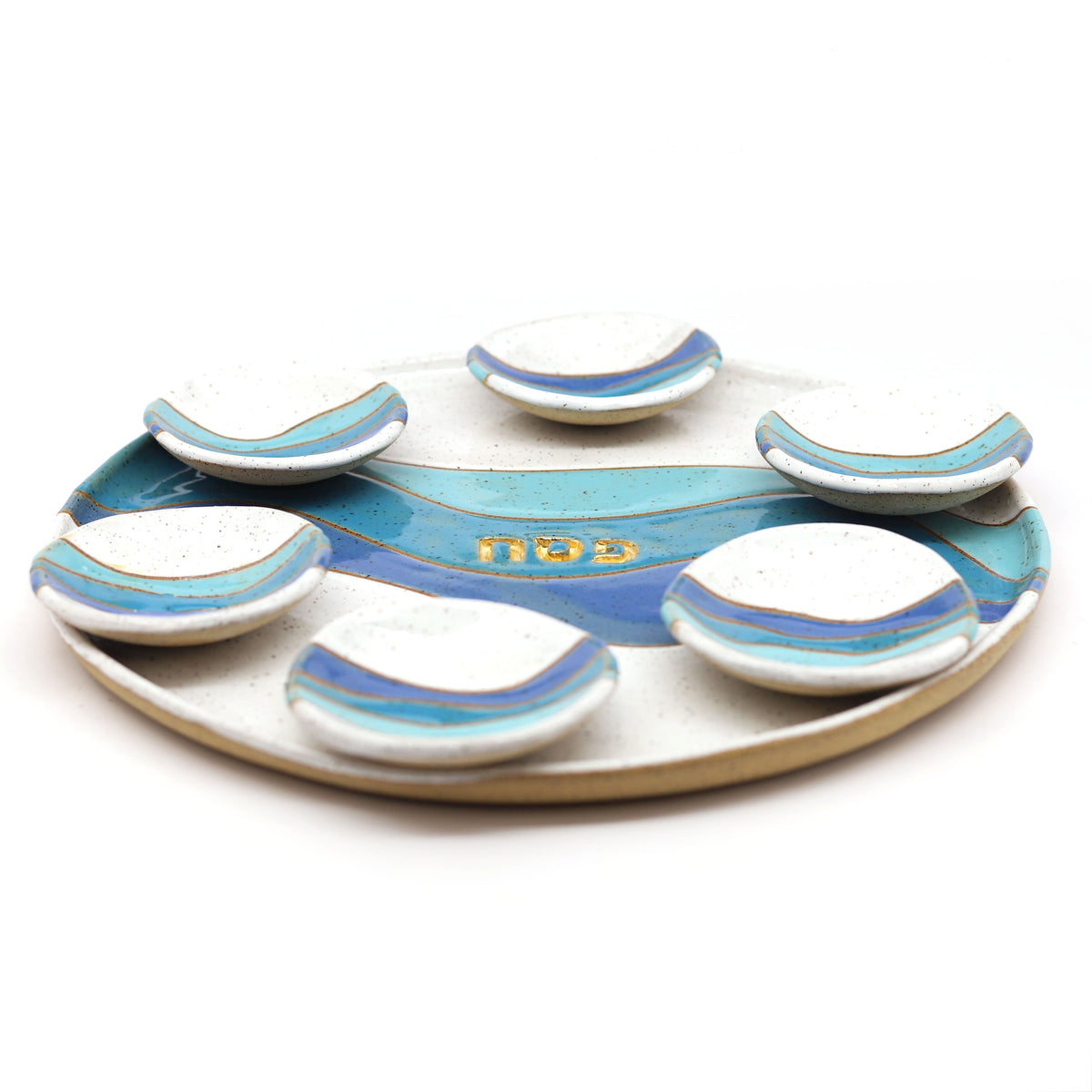 Handmade Ceramic Seder Plate