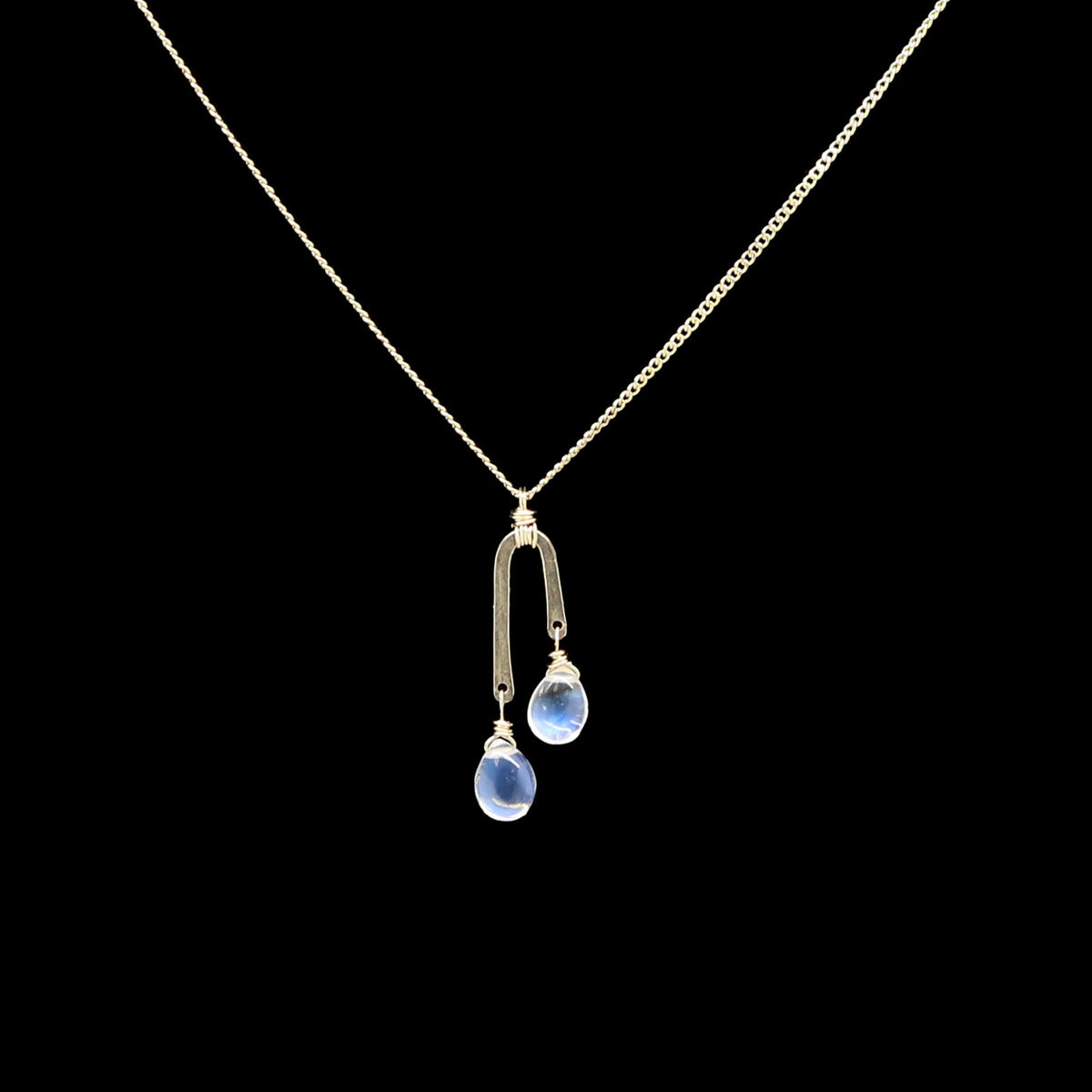 Rainbow Moonstone Necklace