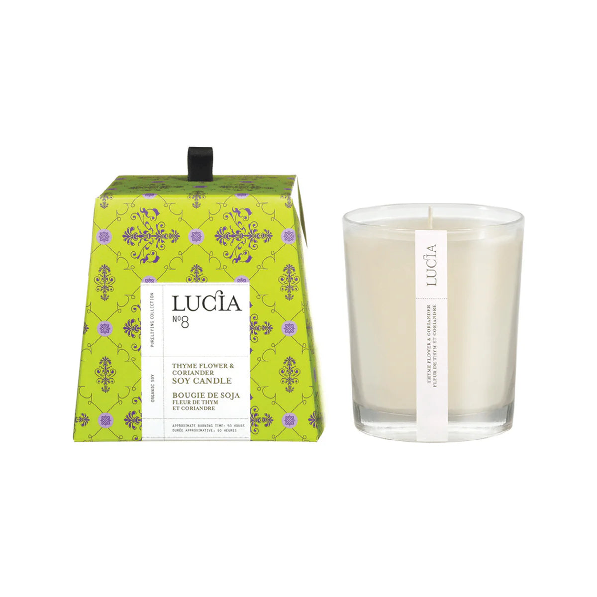 N°8 Thyme Flower & Coriander Soy Candle