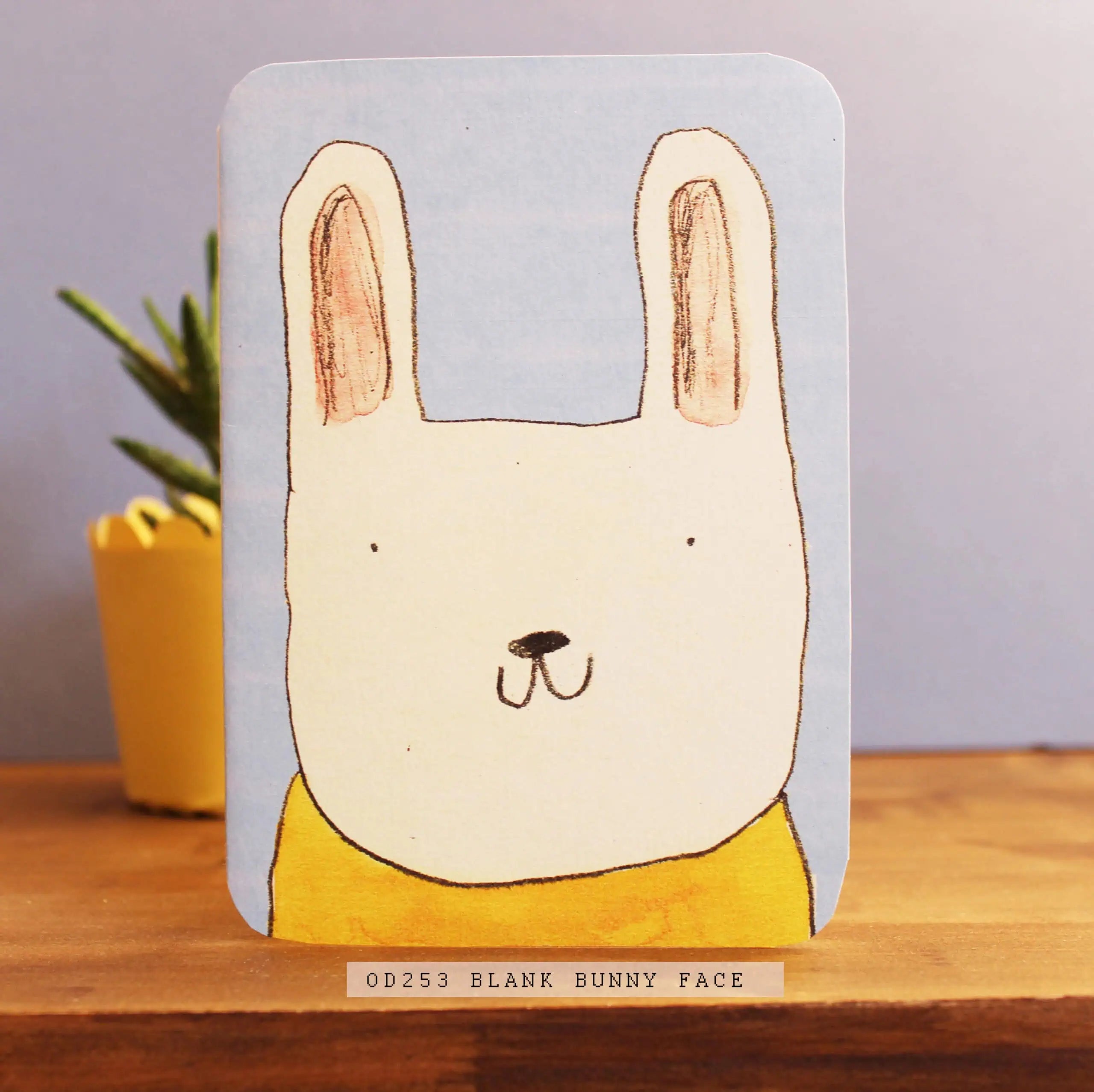 Big Bunny Face Greeting Card