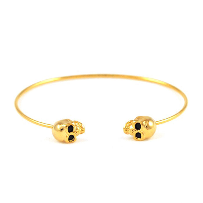 Small Skull Open Bracelet